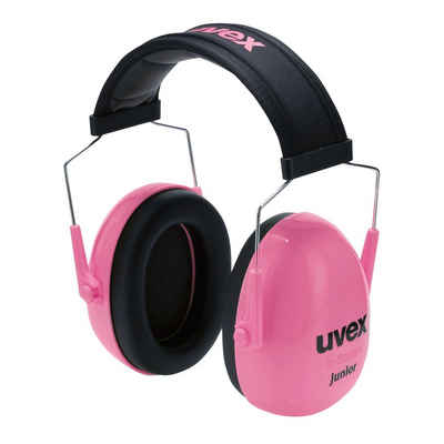 Uvex Kapselgehörschutz, (1 St), K junior Kapselgehörschutz für Kinder, leicht/gepolstert, Pink