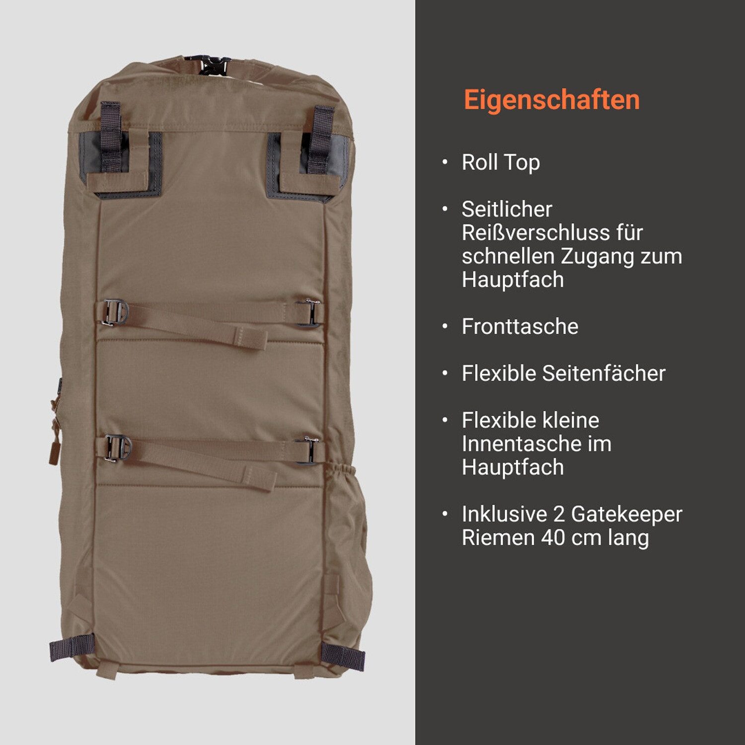Vorn Freizeitrucksack Rucksack B50