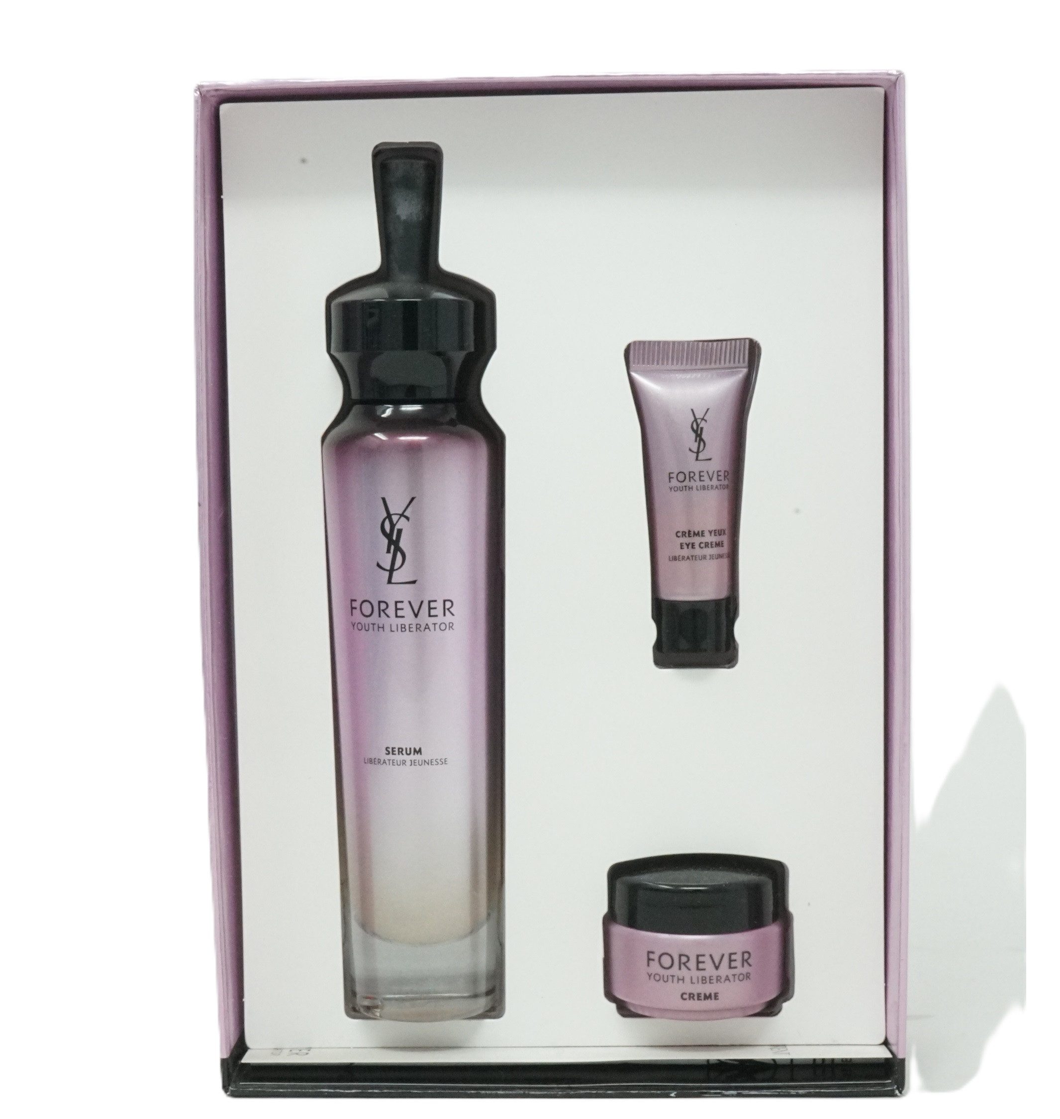 YVES SAINT LAURENT Gesichtspflege-Set Yves Saint Laurent Serum 50ml + Eye Cream 3ml + Creme 7ml mehr