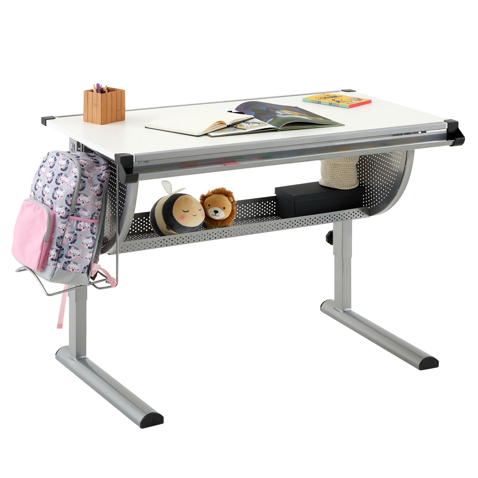 IDIMEX Kinderschreibtisch MADS, Kinderzimmer Schreibtisch höhenverstellbar günstig online kaufen