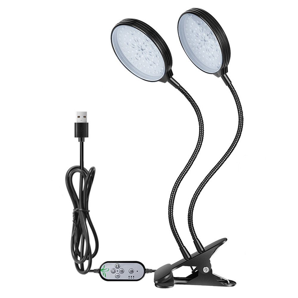 Rosnek Pflanzenlampe Voll Spektrum, Verstellbarer Schwanenhals,mit günstig online kaufen
