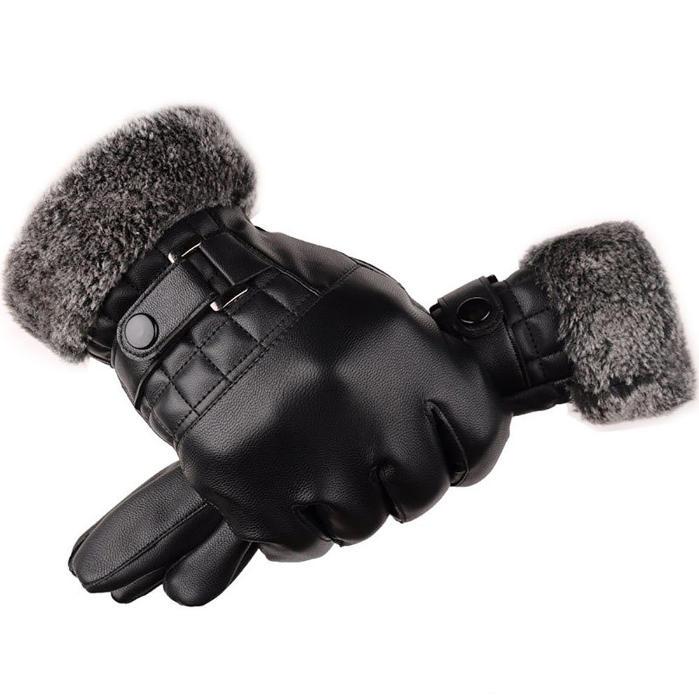 CTGtree Reithandschuhe Lederhandschuhe hochwertige und warme Leder Handschuhe aus