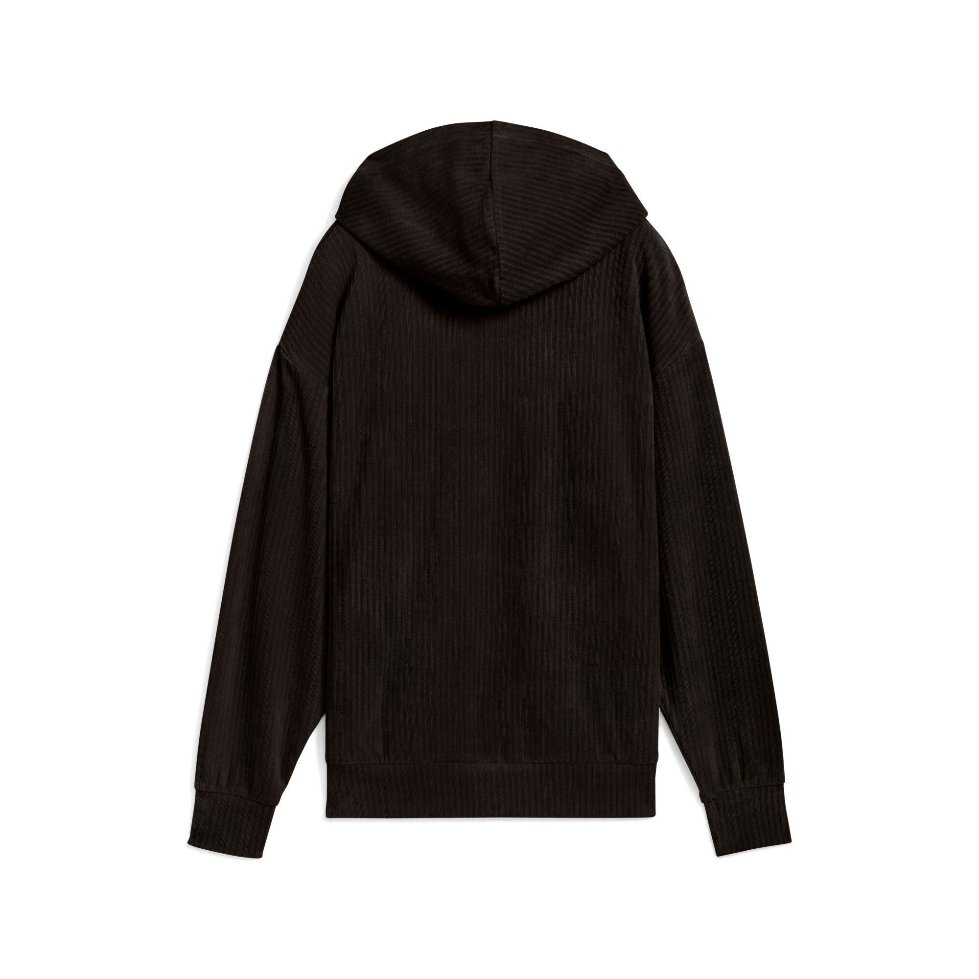 PUMA Kapuzensweatshirt ESS ELEVATED COMFORT VELOUR RIB HOODIE mit Kängurutasche, sportlicher Stil – Bild 5 von 5