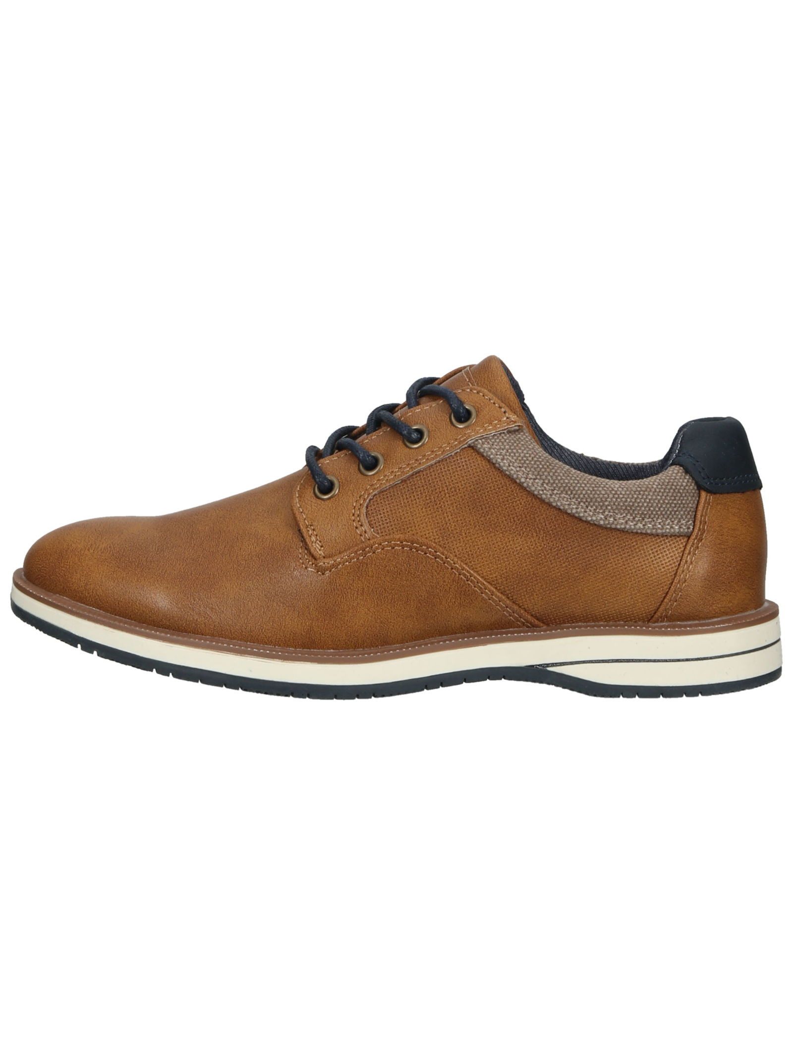 Bullboxer Halbschuhe Lederimitat Schnürschuh