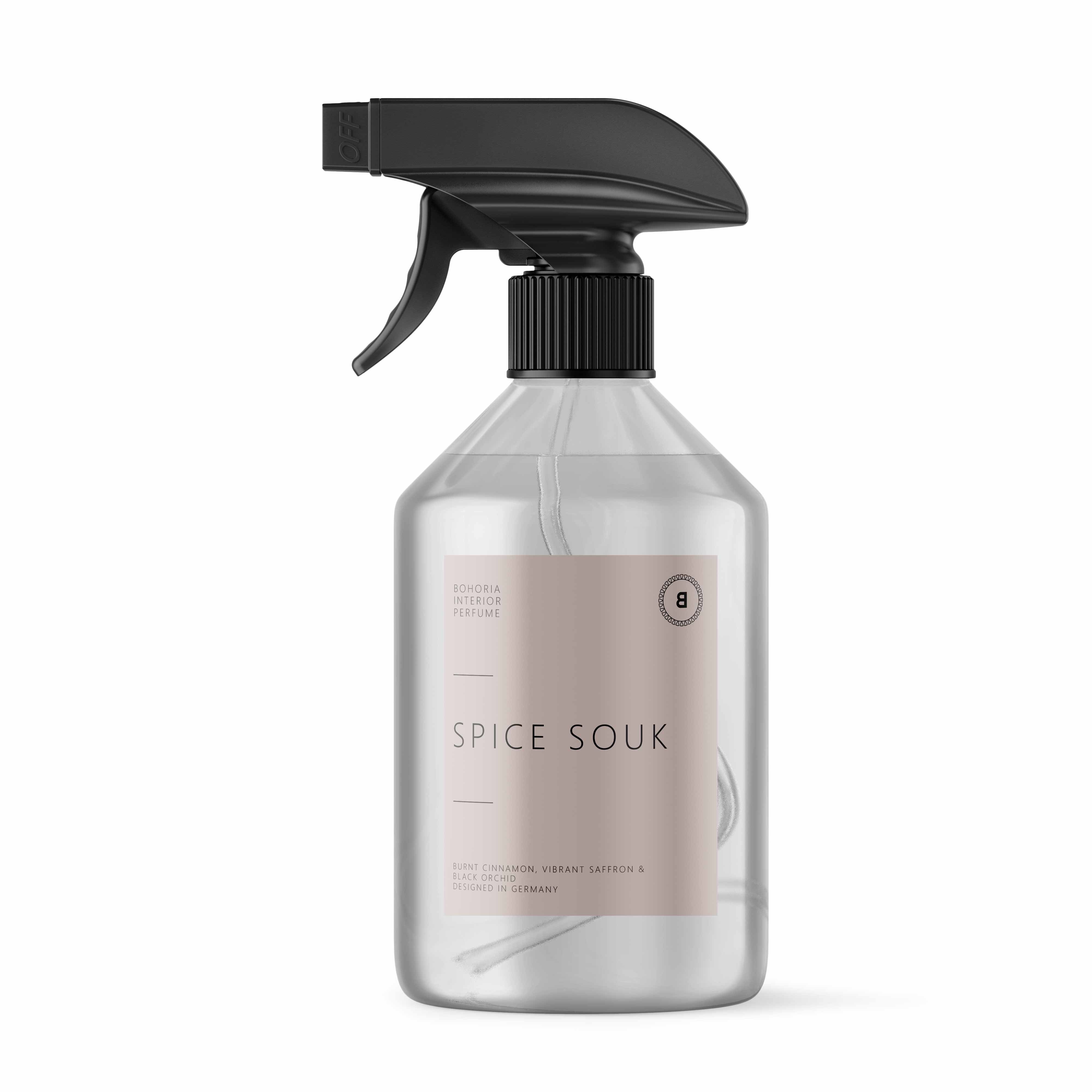 BOHORIA Raumduft Raumspray Lufterfrischer mit Frische Wäsche Duft – 500 ml