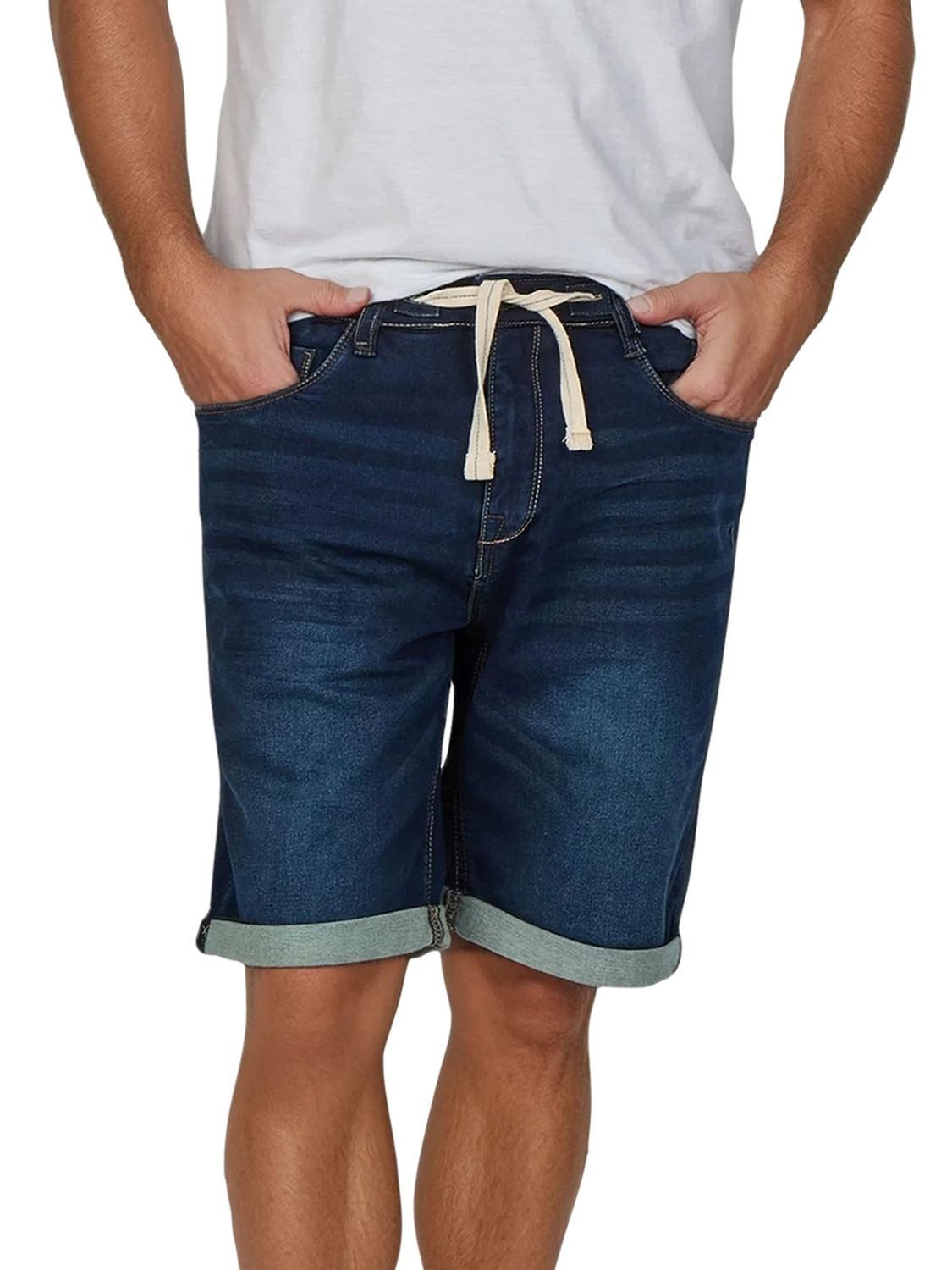 riverso Jeansshorts Herren Shorts RIVPaul Regular Fit Bermudashorts mit Stretch