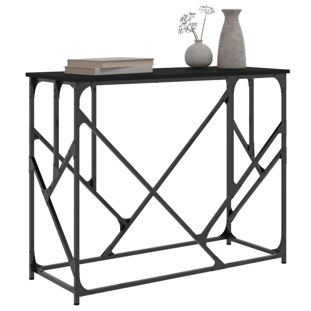 vidaXL Beistelltisch Konsolentisch Schwarz 100x40x80 cm Holzwerkstoff (1-St)