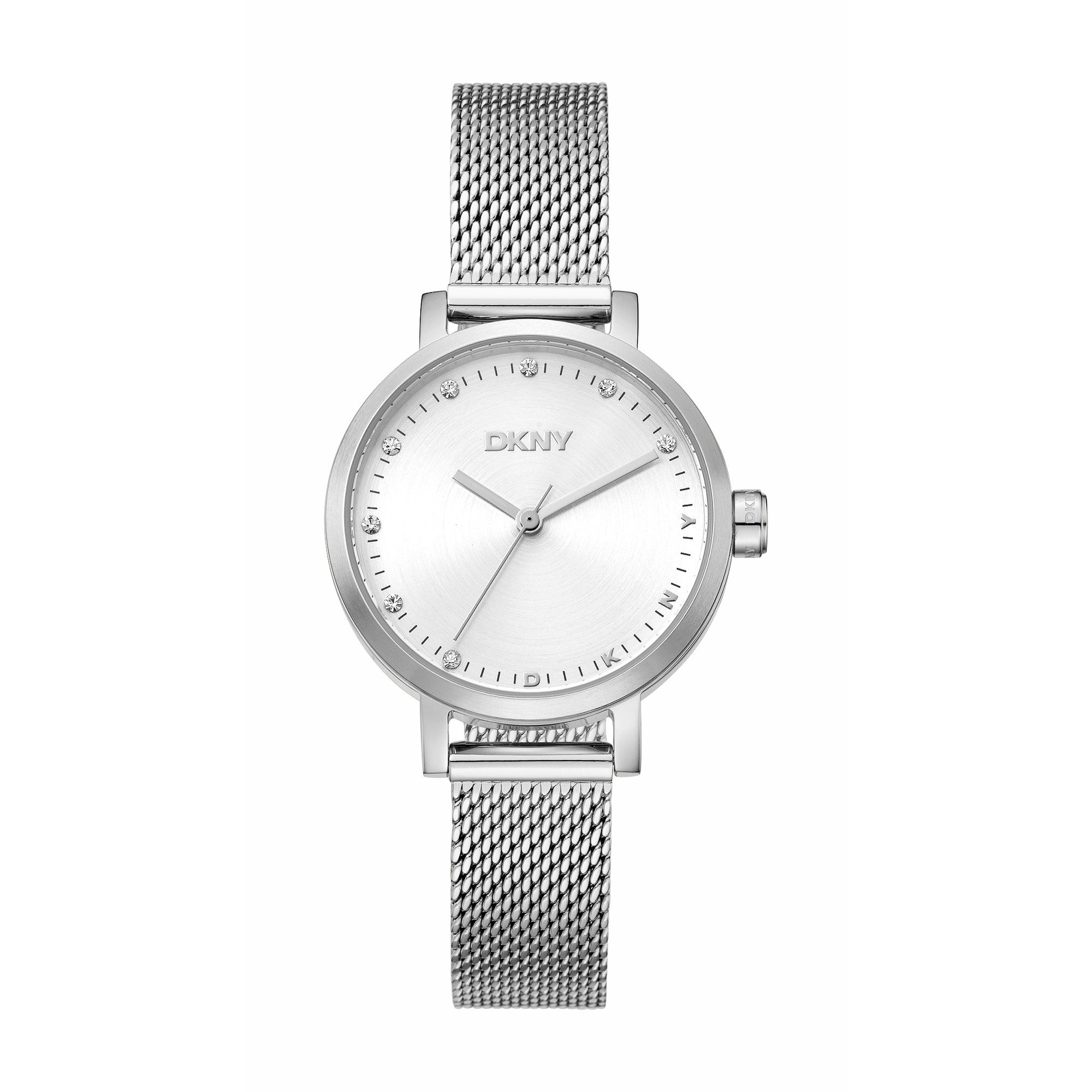 DKNY Quarzuhr Soho Mini DK1L037M0015, Armbanduhr, Damenuhr, Edelstahlarmband, analog