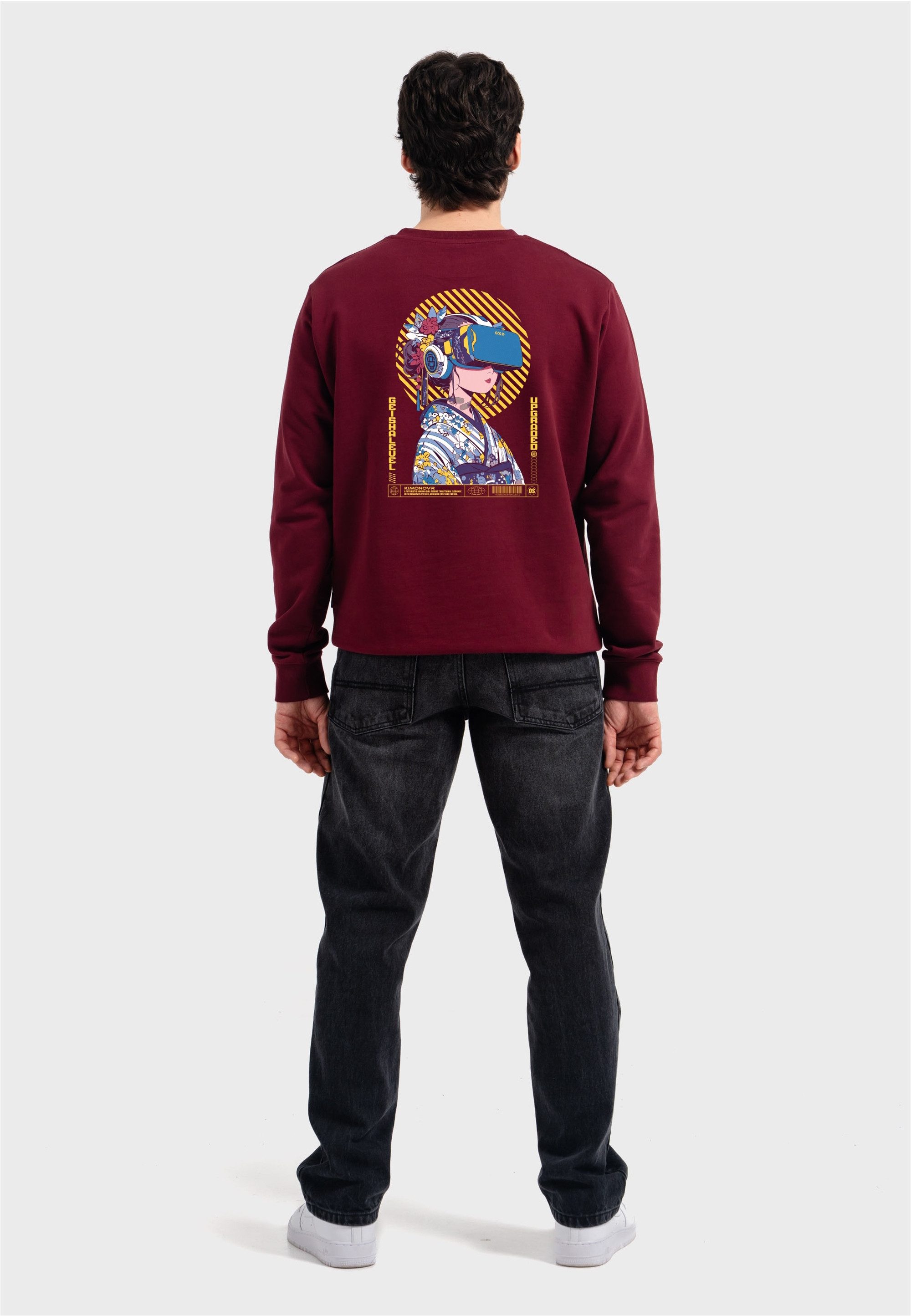 Oldskull Sweatshirt Asian Virtual Logo Graphic mit fernöstlichem Motiv günstig online kaufen