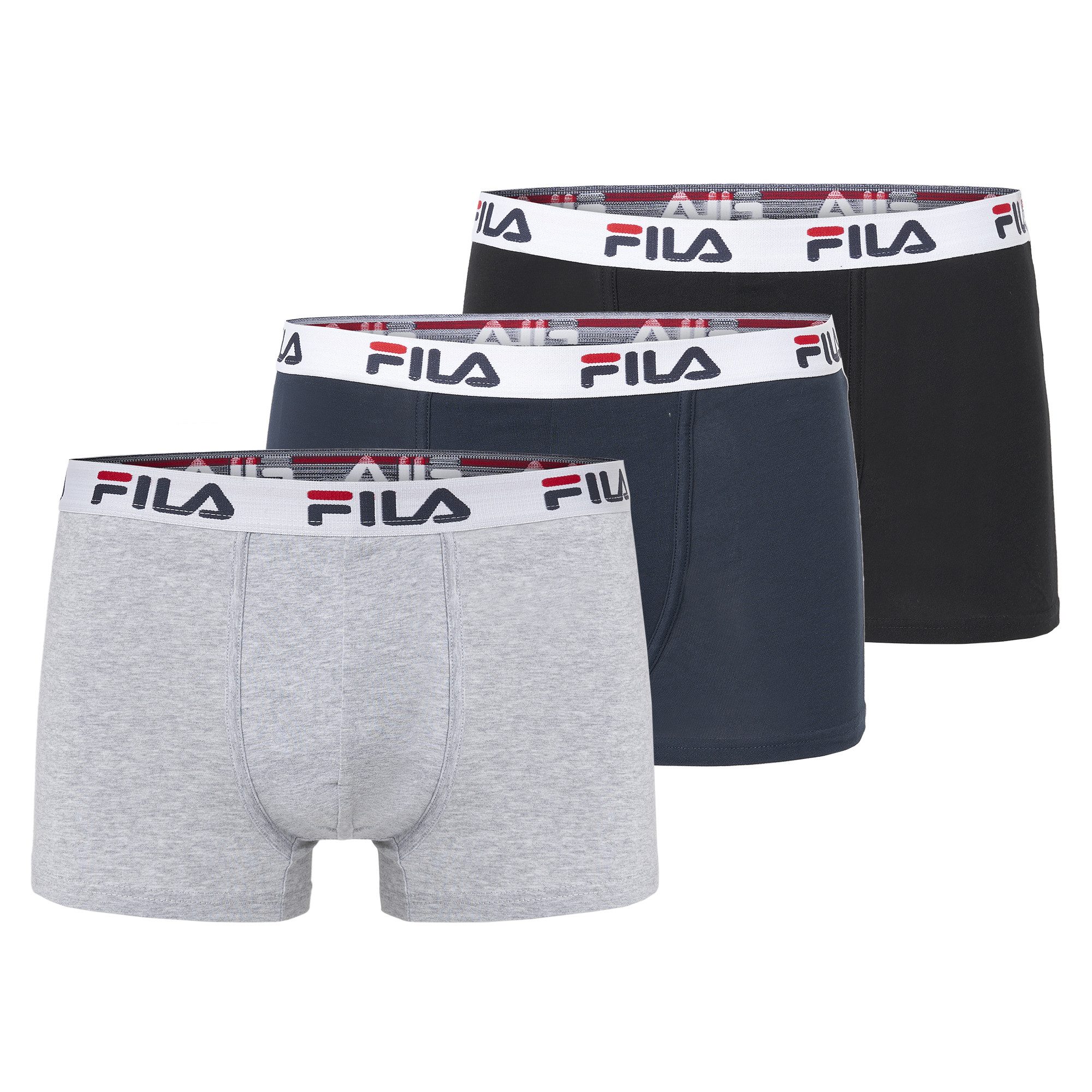 Fila Boxer MAN BOXER SHORTS (3er Pack) mit elastischem Logobund