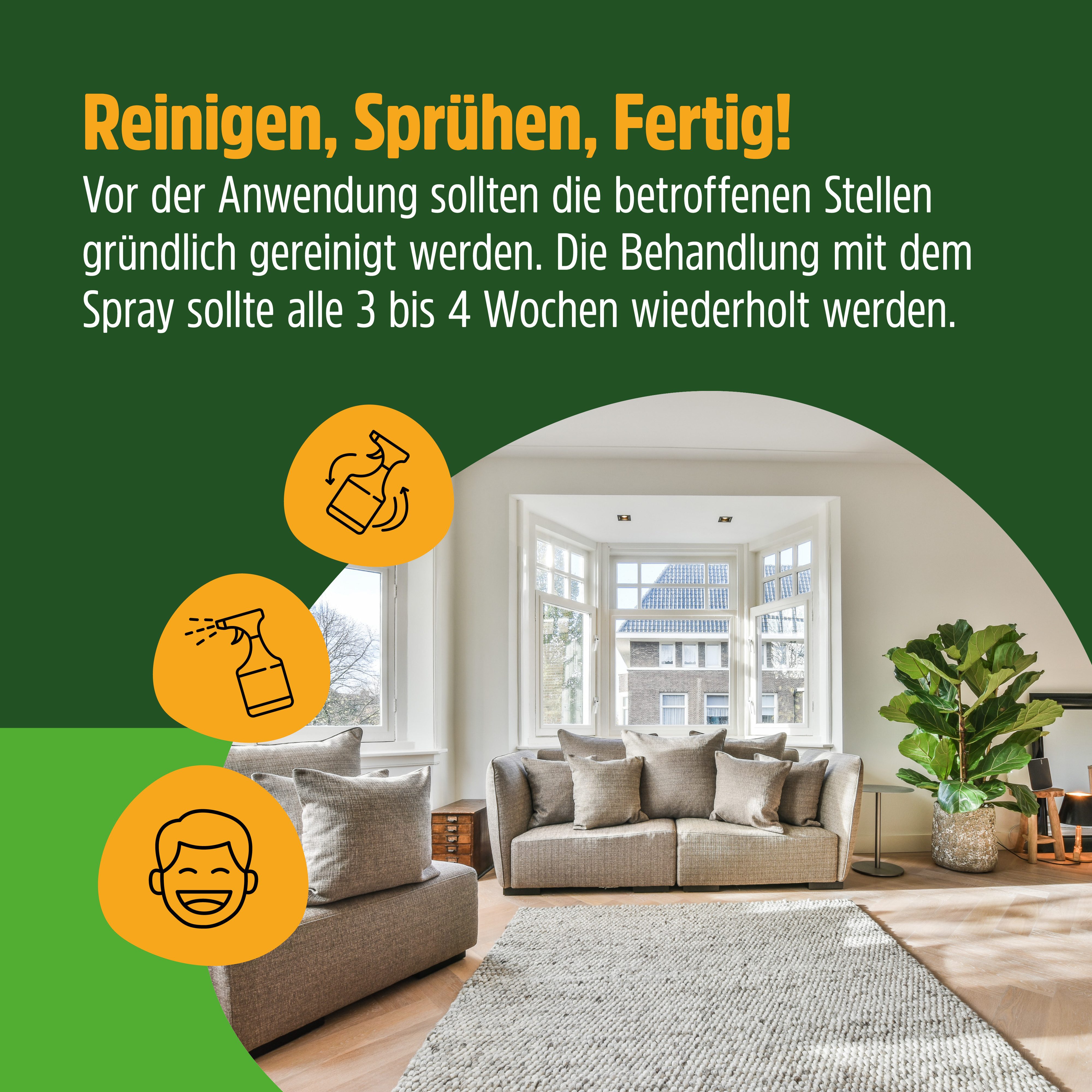 GreenHero Vergrämungsmittel Spinnen-Ex Spray zur Spinnenbekämpfung, 500 ml