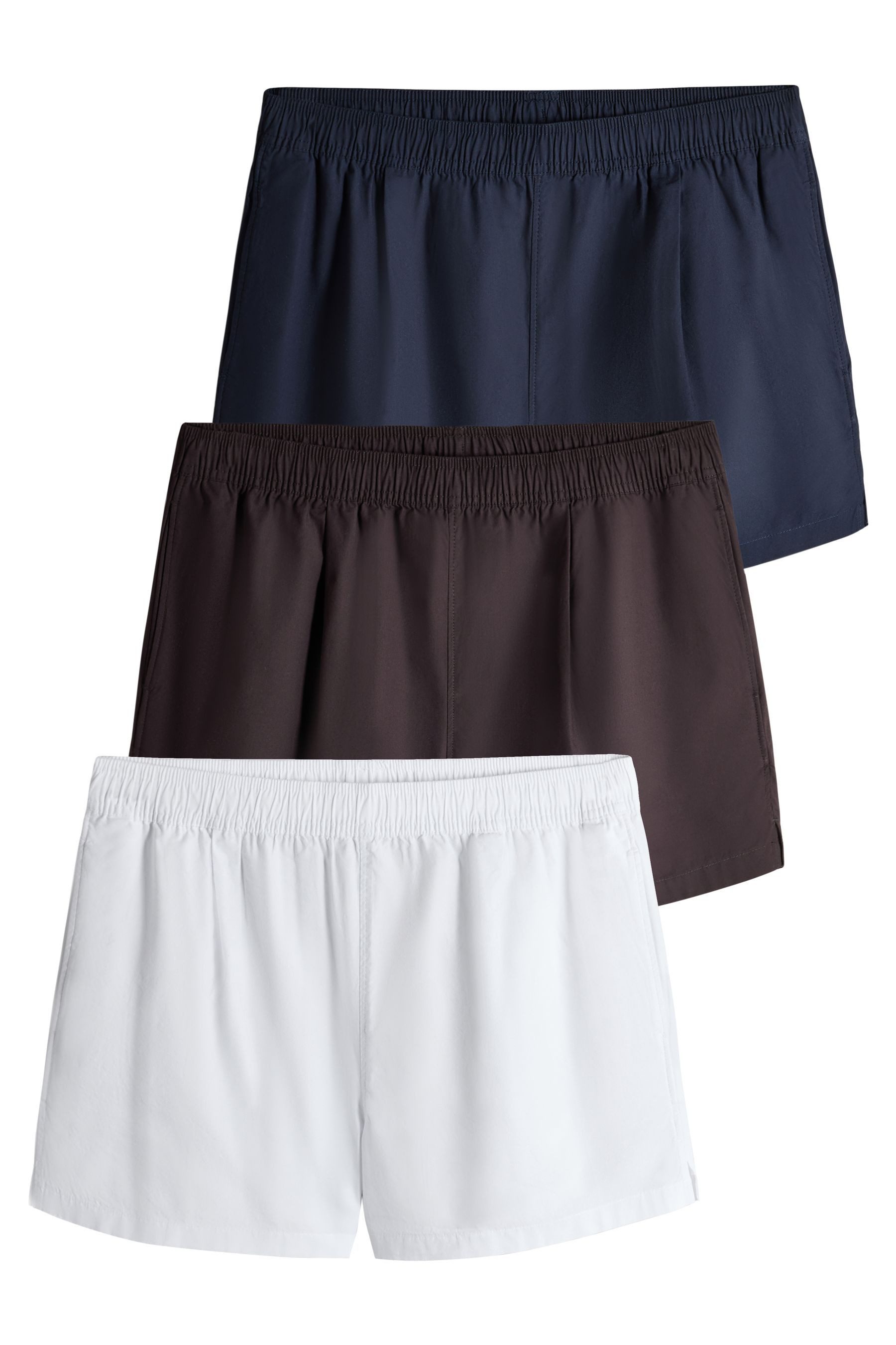 The Set Shorts The Set Shorts mit Umschlagsaum, 2er-Pack (3-tlg)