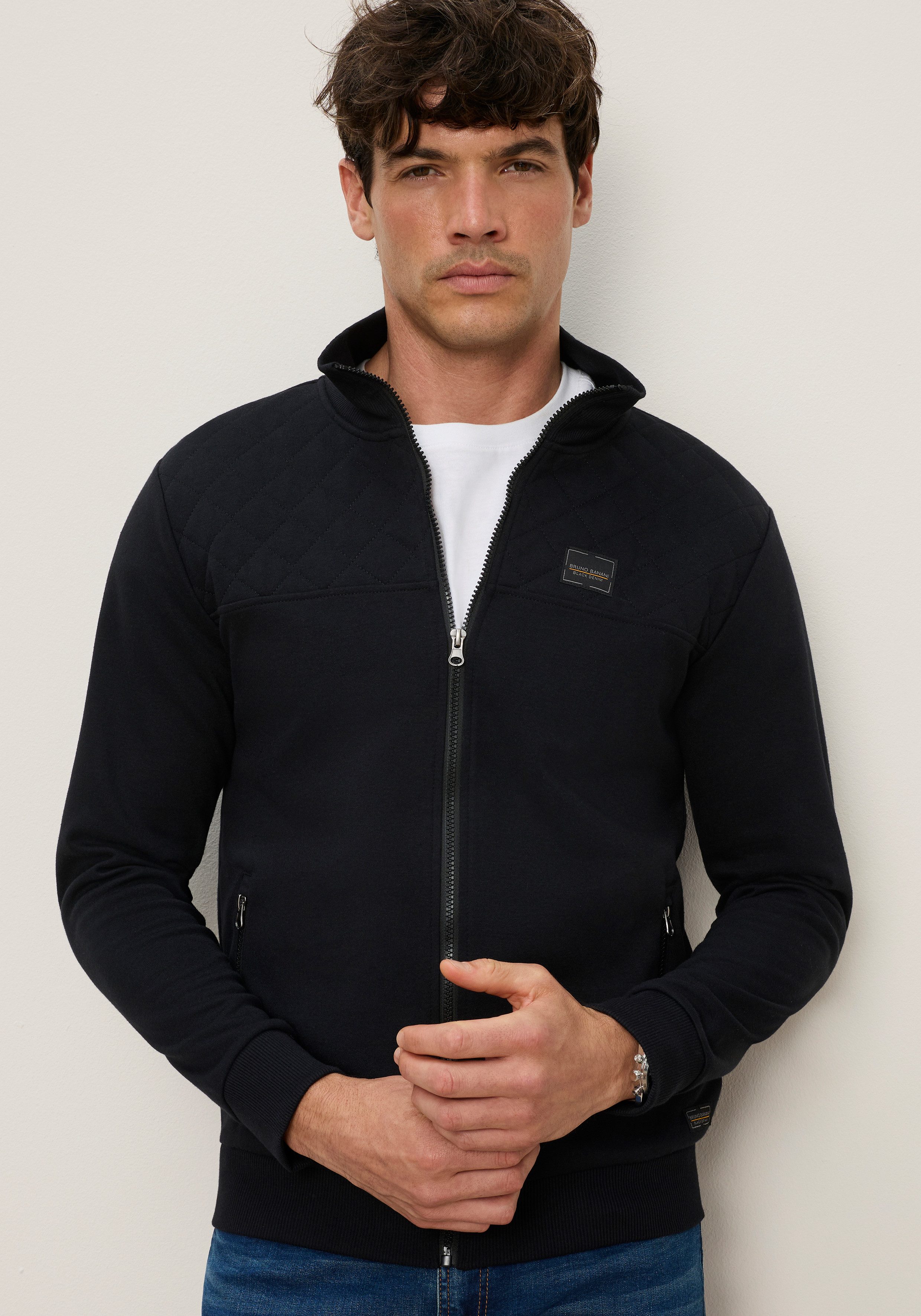 Bruno Banani Sweatjacke mit Reißverschluss