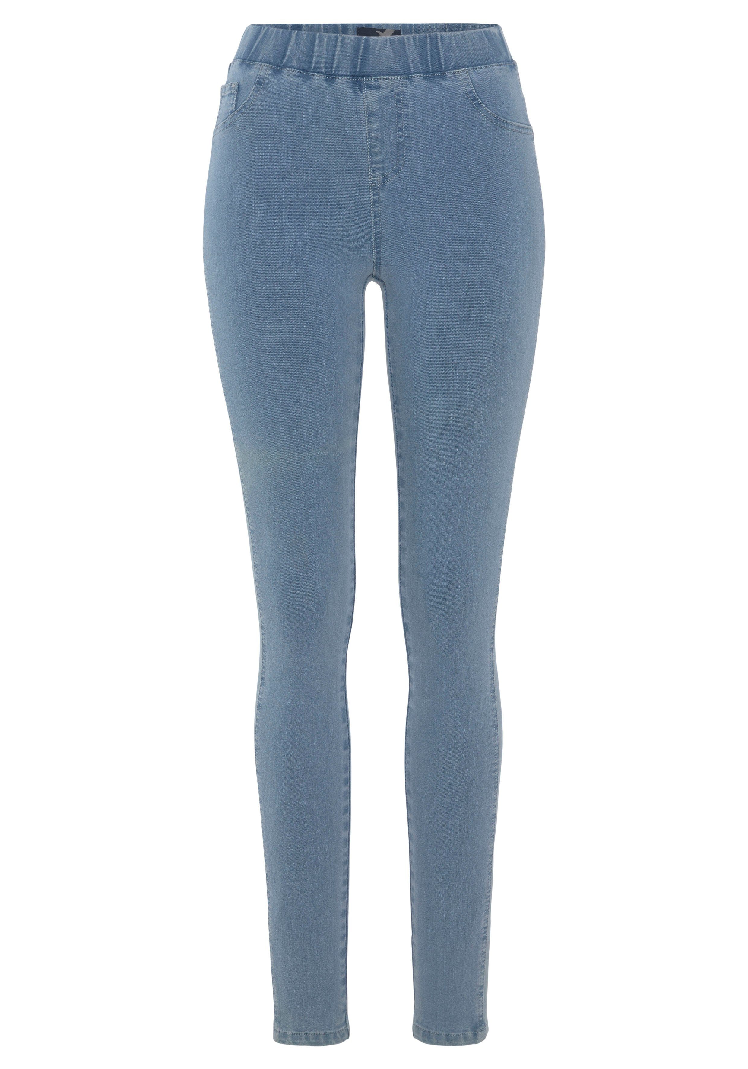 Arizona Waist bleached Grad Elastisch Jeansjeggings 360 High