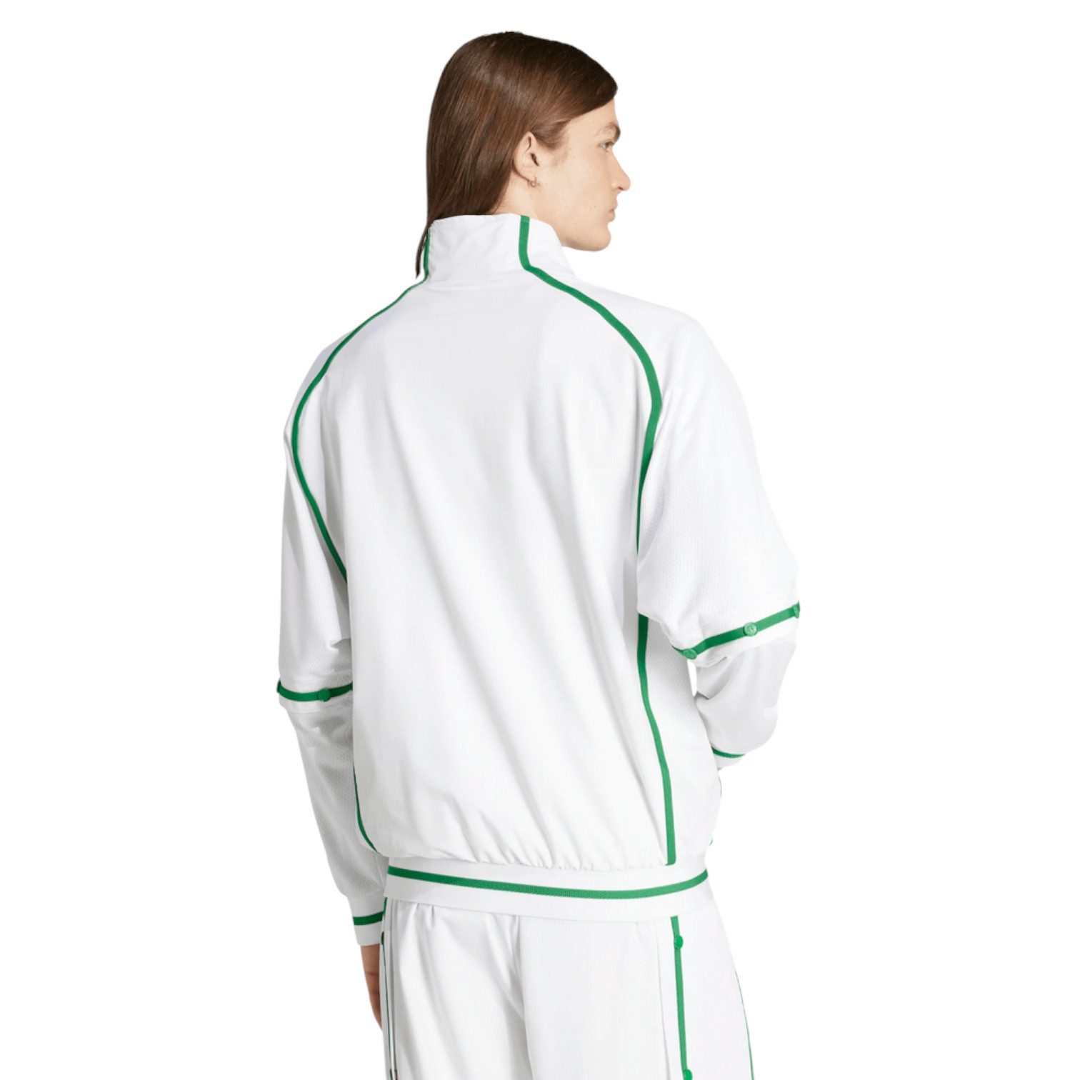 adidas Performance Trainingsjacke TT (bequem Passform) weiss/grün Herren