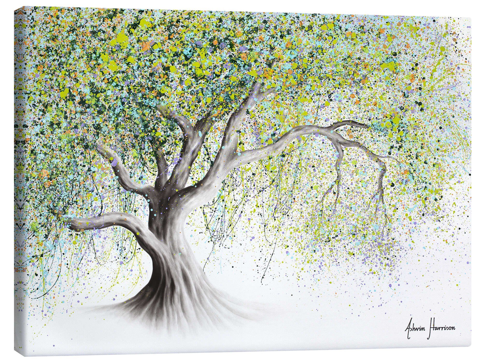 Posterlounge Leinwandbild Ashvin Harrison, Erinnerung an einem Baum, Malerei