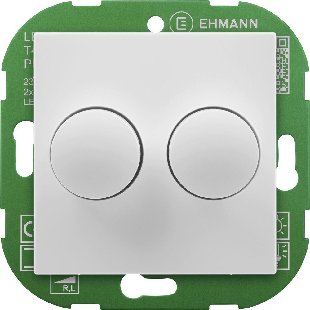 Ehmann Drehdimmer Ehmann 4295x0700 Drehdimmer Geeignet für Leuchtmittel: LED-Lampe, Glüh
