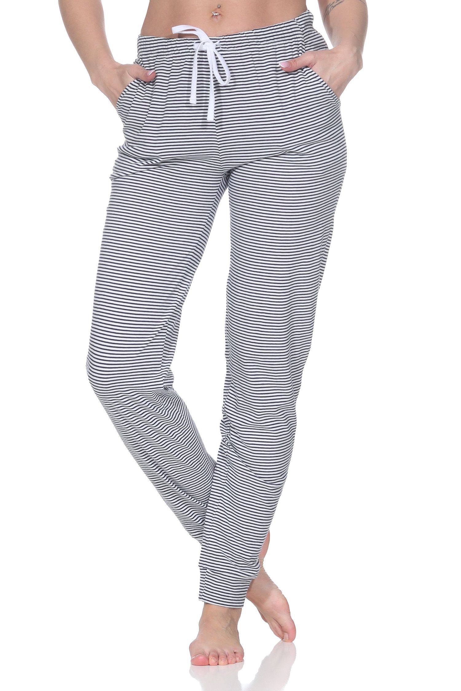 Normann Relaxanzug Damen Pyjama Hose lang Mix & Match - perfekt zu kombinieren – Bild 5 von 5