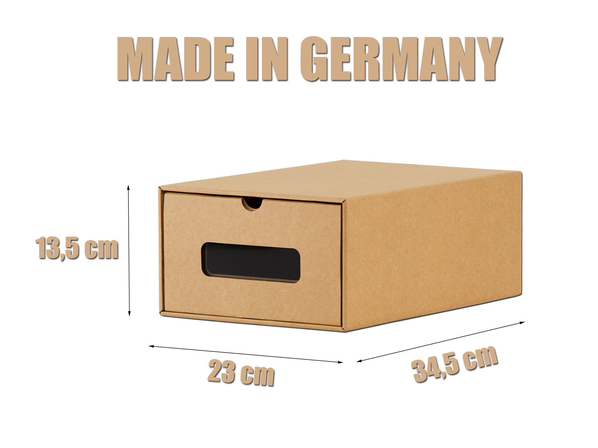 BigDean Schuhbox 20 Boxen mit Sichtfenster & Schublade Schuhe Spielzeug Werkzeug etc. (Set, 20 St., Schubkastenboxen), Bemalbar, Dekorierbar, Stapelbar – Bild 4 von 5