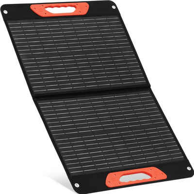 MSW Solarmodul Solartasche faltbar 60W Solarpanel tragbar 2 USB