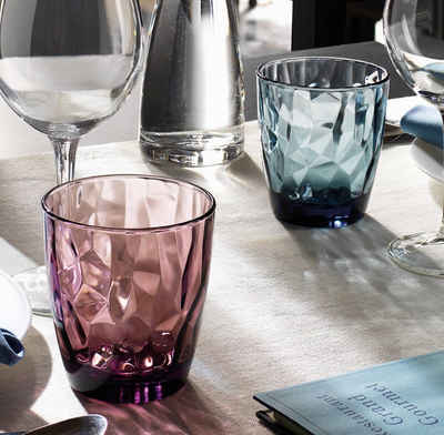 Bormioli Rocco Longdrinkglas »Diamond Ocean Blue«, Glas, Longdrinkglas 470ml Glas blau 6 Stück