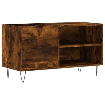 vidaXL Media-Regal Plattenschrank Räuchereiche 85x38x48 cm Holzwerkstoff, 1-tlg.