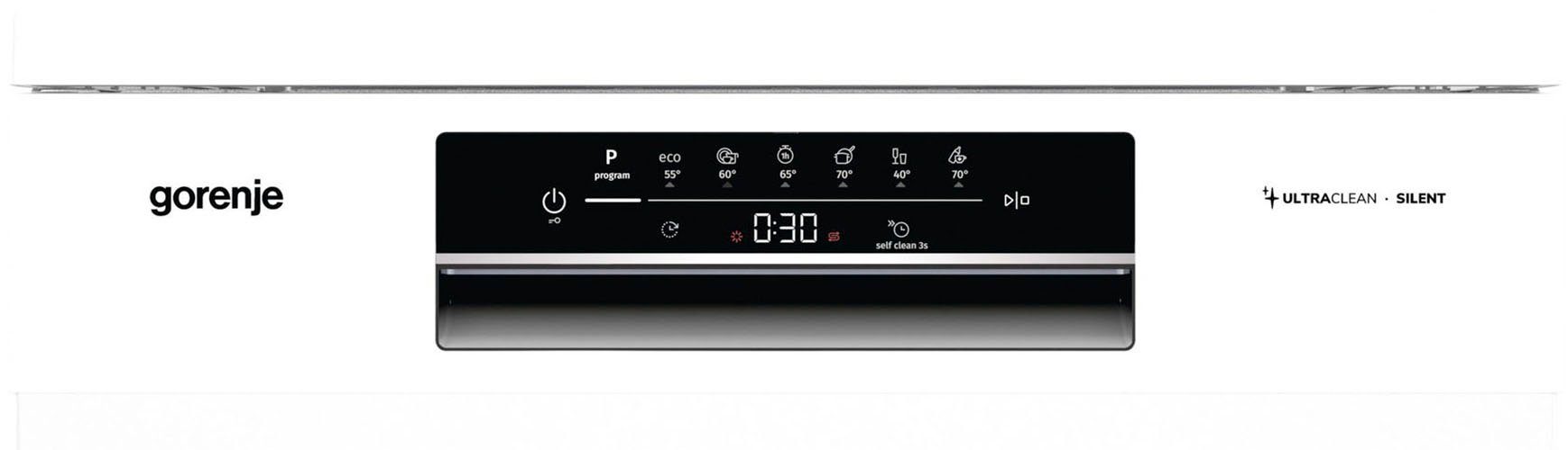 GORENJE Standgeschirrspüler GS 642E90W, 11 l, 13 Maßgedecke, Total AquaStop