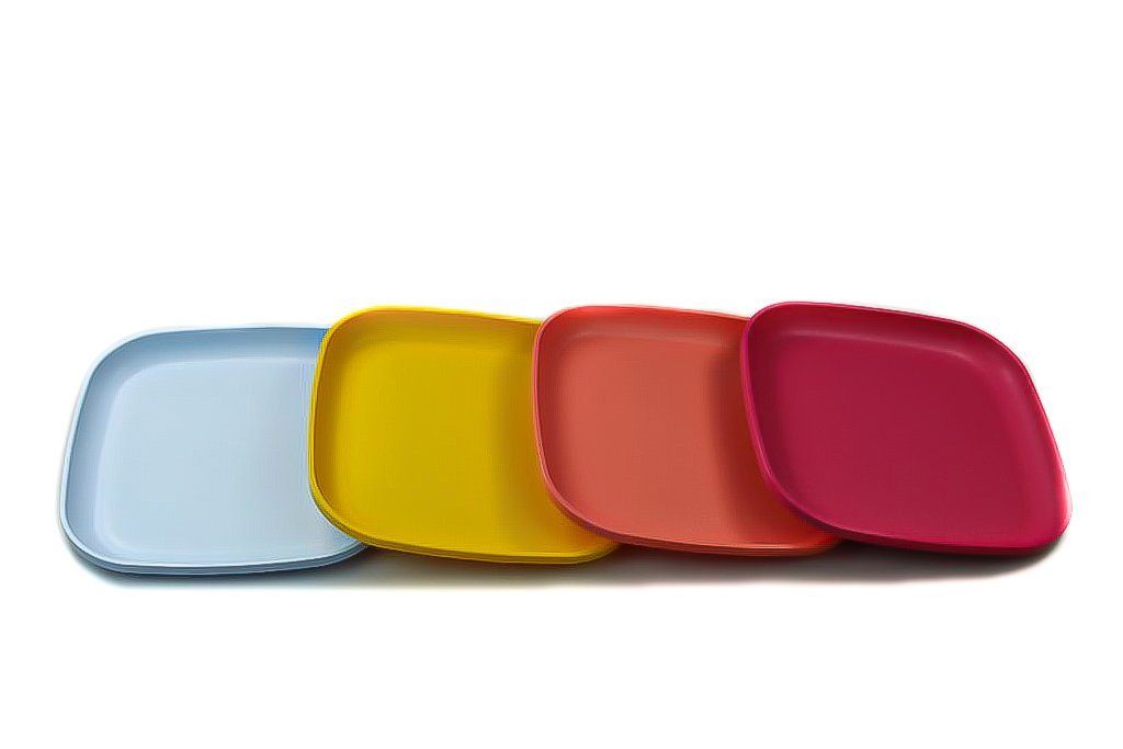 TUPPERWARE Trinkflasche To Go Picknick Teller Set (4) + SPÜLTUCH, Wasserflasche