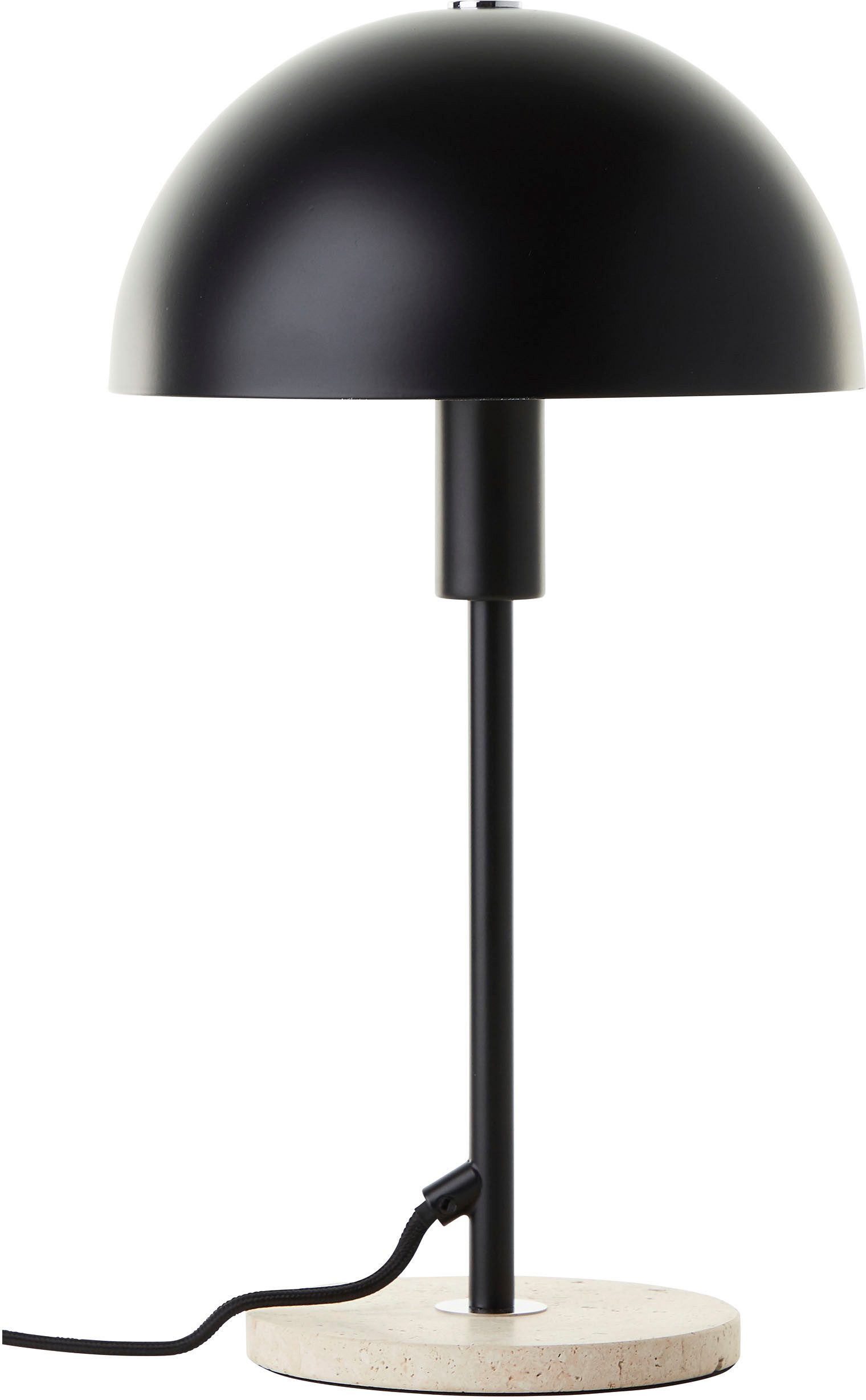 LeGer Home by Lena Gercke Tischleuchte Linnea Pilz Lampe - Travertin Steinfuß, ohne Leuchtmittel, Pilzleuchte, Tischlampe, Höhe 35,5 cm, Naturstein, Pilzlampe – Bild 5 von 5