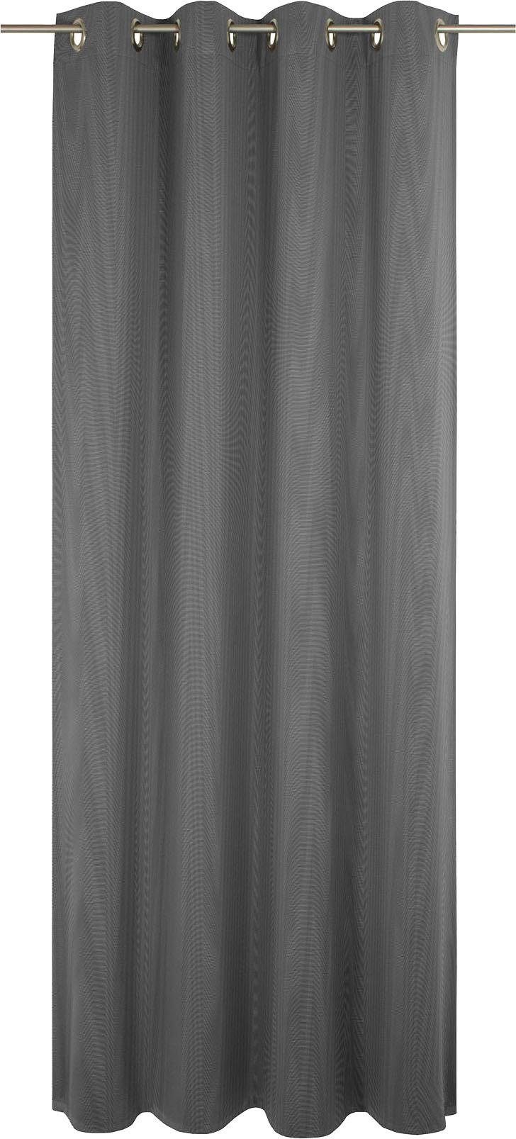 Ösen schwarz Vorhang Uni Adam, blickdicht Collection, (1 St), Light
