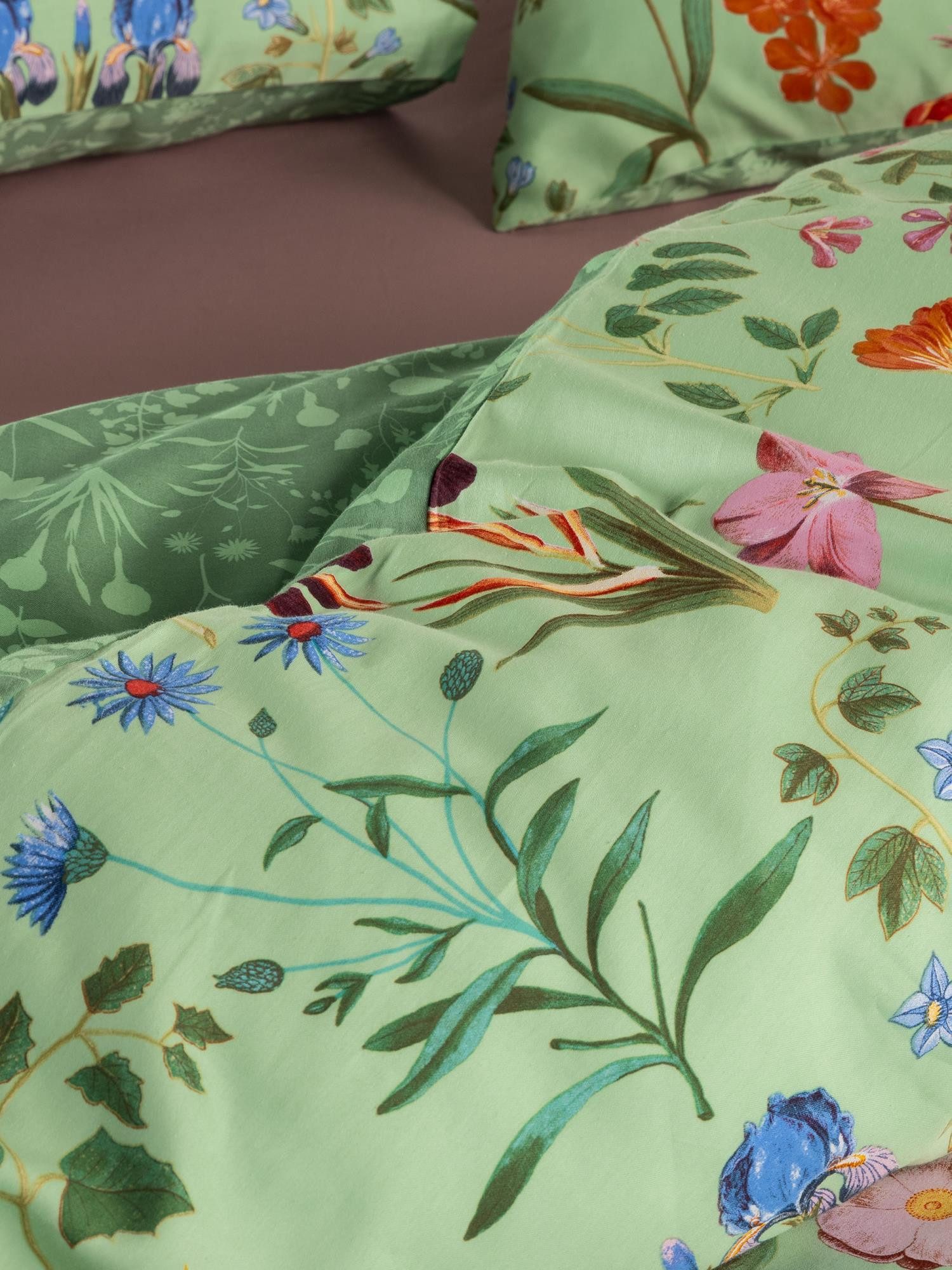 Essenza Bettwäsche Marigold, Satin, 2 teilig, mit floralem Muster