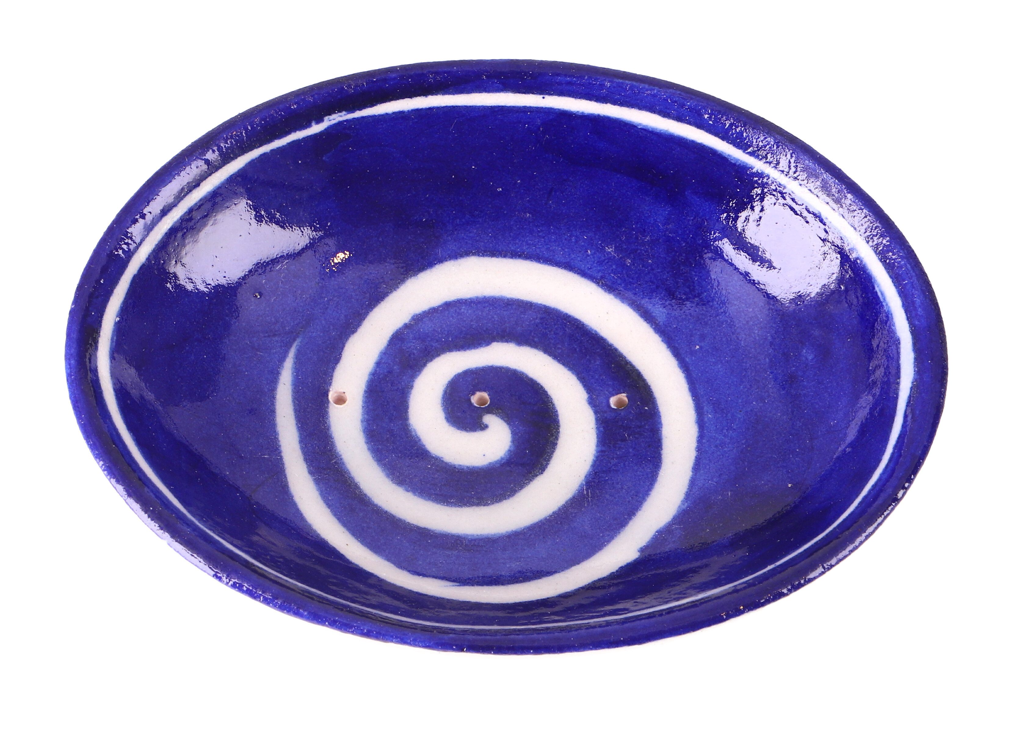 Guru-Shop Seifenablage Handbemalte Keramikseifenschale - Modell 2, Breite: günstig online kaufen