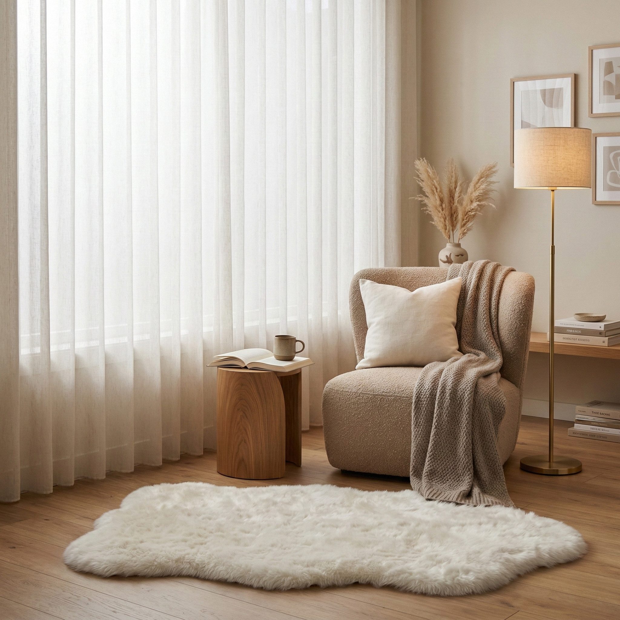 Consilio Concept Fellteppich Teppich Schaffell Imitat Fellteppich SHEEPSKIN günstig online kaufen