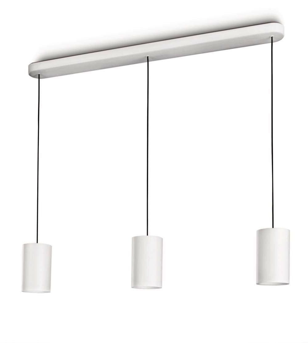 Philips Pendelleuchte Philips Pendelleuchte mit 3 Zylinder Arcitone Deckenlampe Hängelampe, LED wechselbar