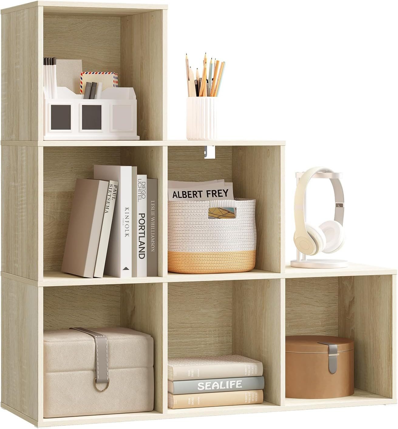 Woltu Bücherregal, 1-tlg., Würfelregal Schrank mit günstig online kaufen