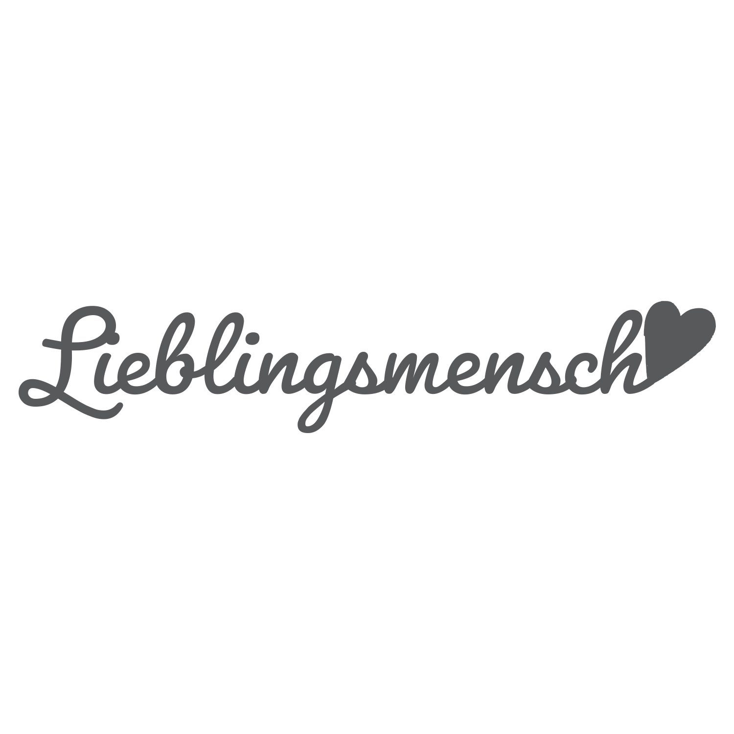 queence Wandtattoo Lieblingsmensch, Wandspruch, selbstklebend, Wanddeko, Наклейки, Herz, selbstklebend