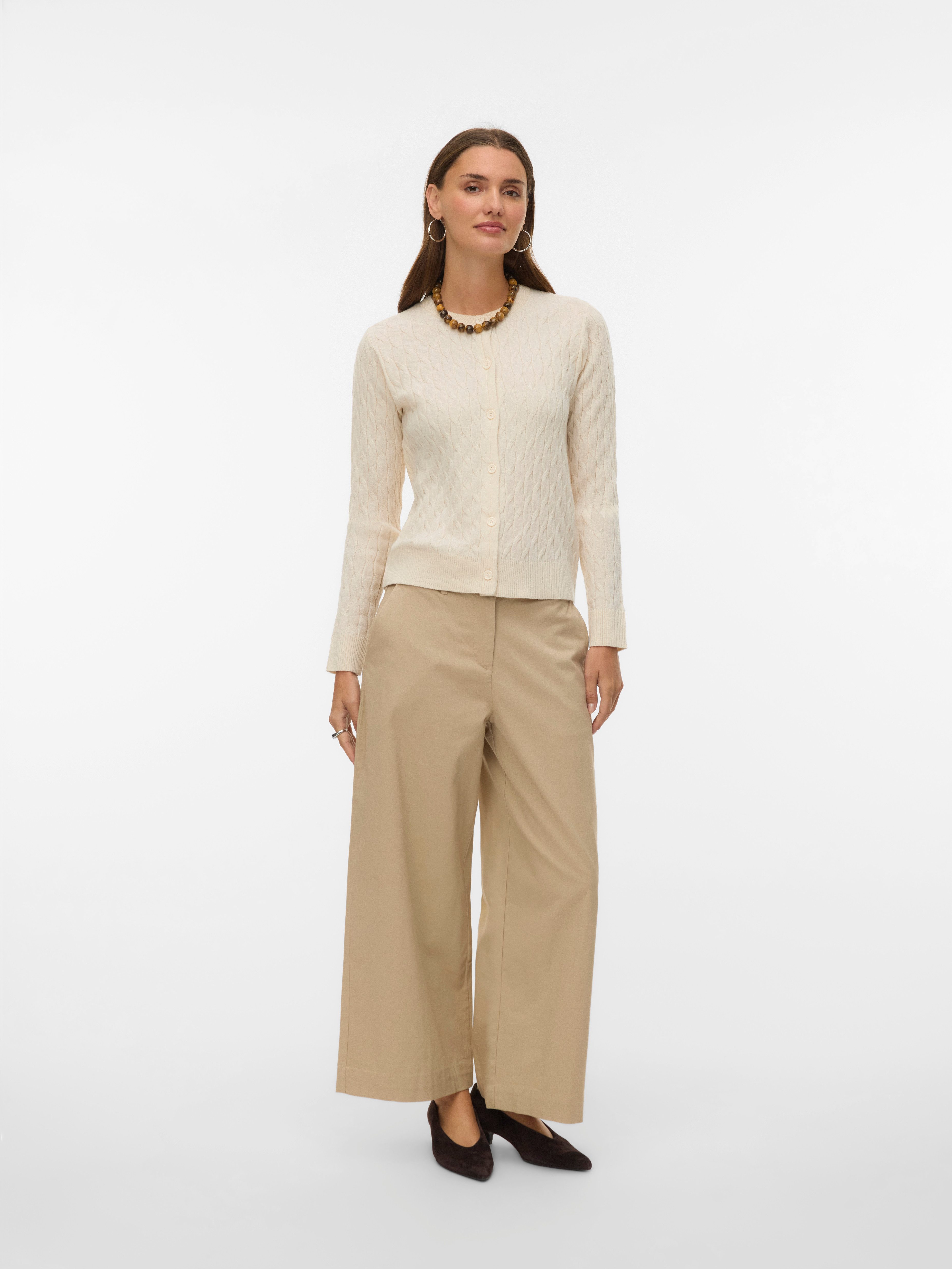 Vero Moda Strickjacke VMFANTASTIC LS O-NECK CABLE CARDIGAN