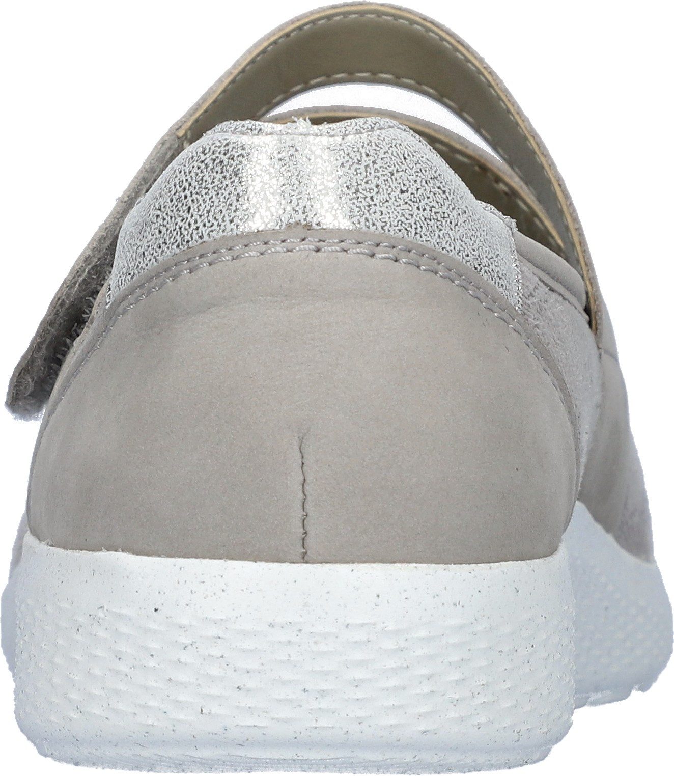 Waldläufer K-IRA Soft Riemchenballerina Schlupfschuh mit Klettriegel, Bequemschuh, K-Weite