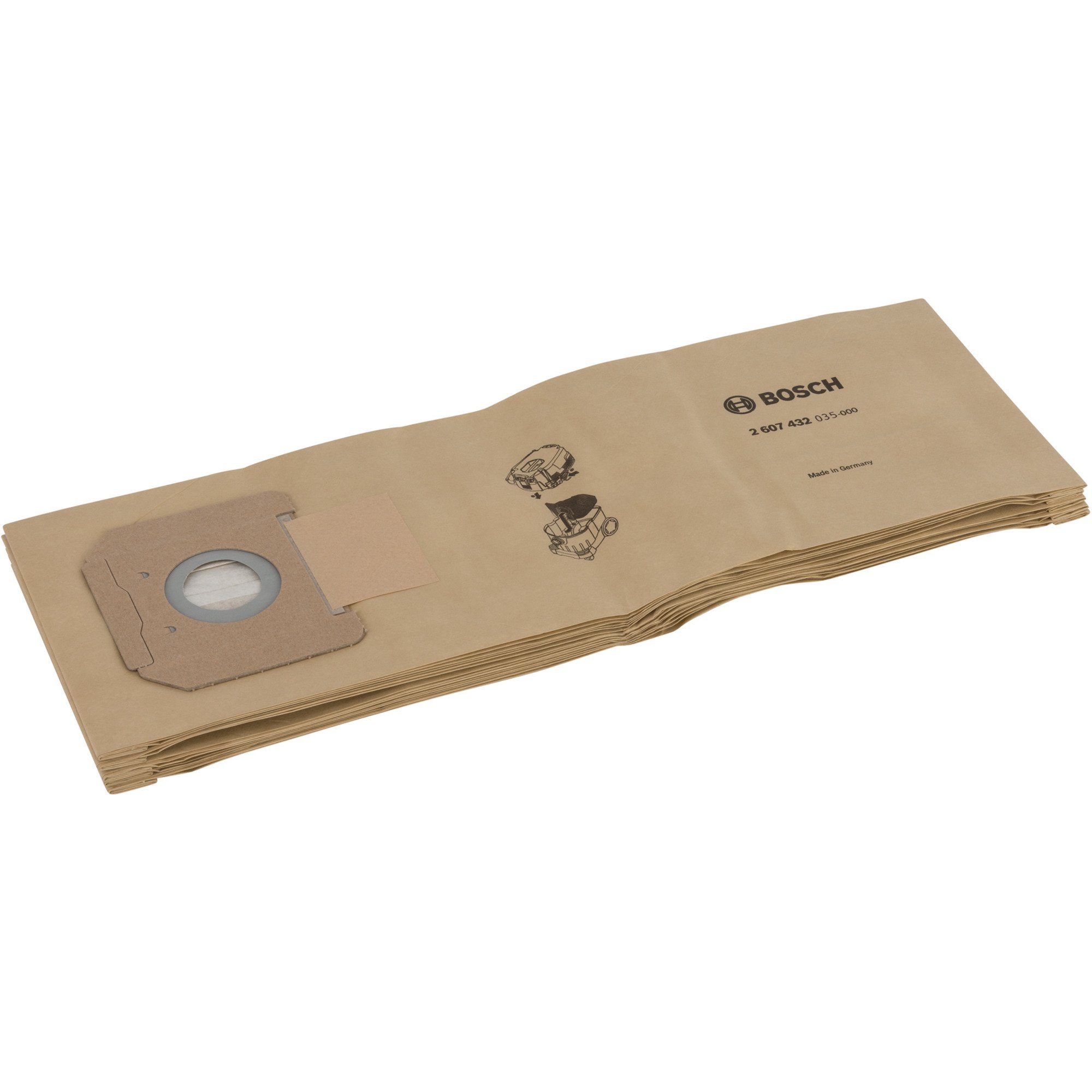 Staubsaugerbeutel Bosch Professional Papierfilterbeutel, für GAS 35