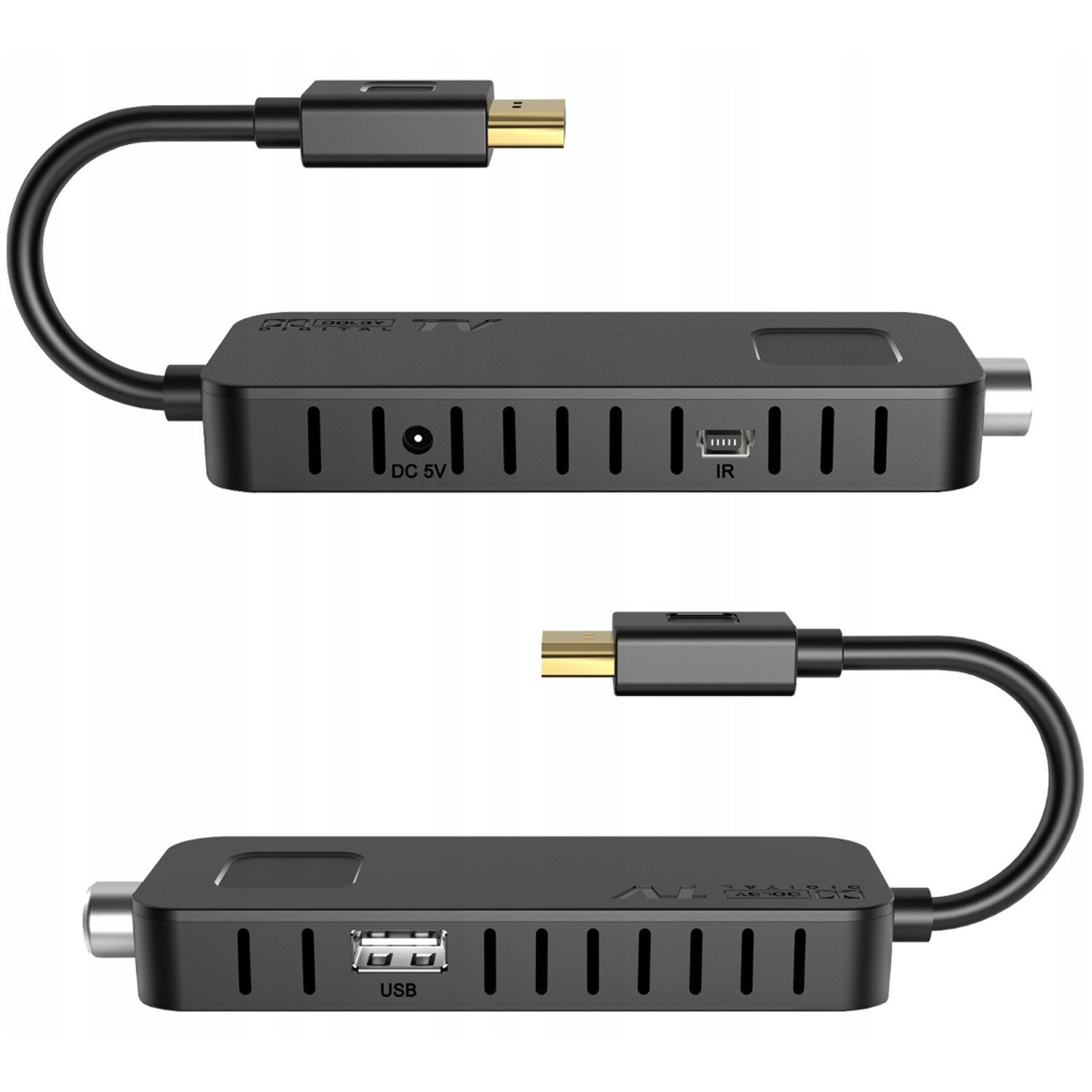 LTC TV-Tuner und Set-Top-Box für terrestrisches Fernsehen: TV STICK Tuner (DVB-T2-TV-Stick, Full-HD-Auflösung (1080p)