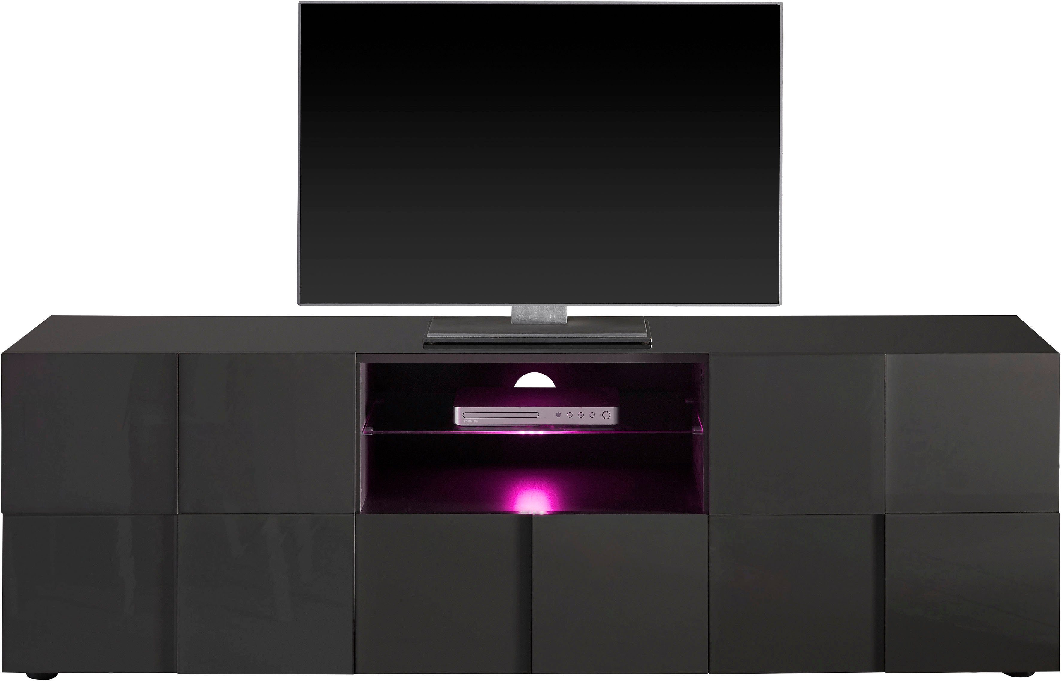 INOSIGN Lowboard "Dama Breite 181 cm, TV-Board 2 Türen, 1 Schubkasten, TV-S günstig online kaufen