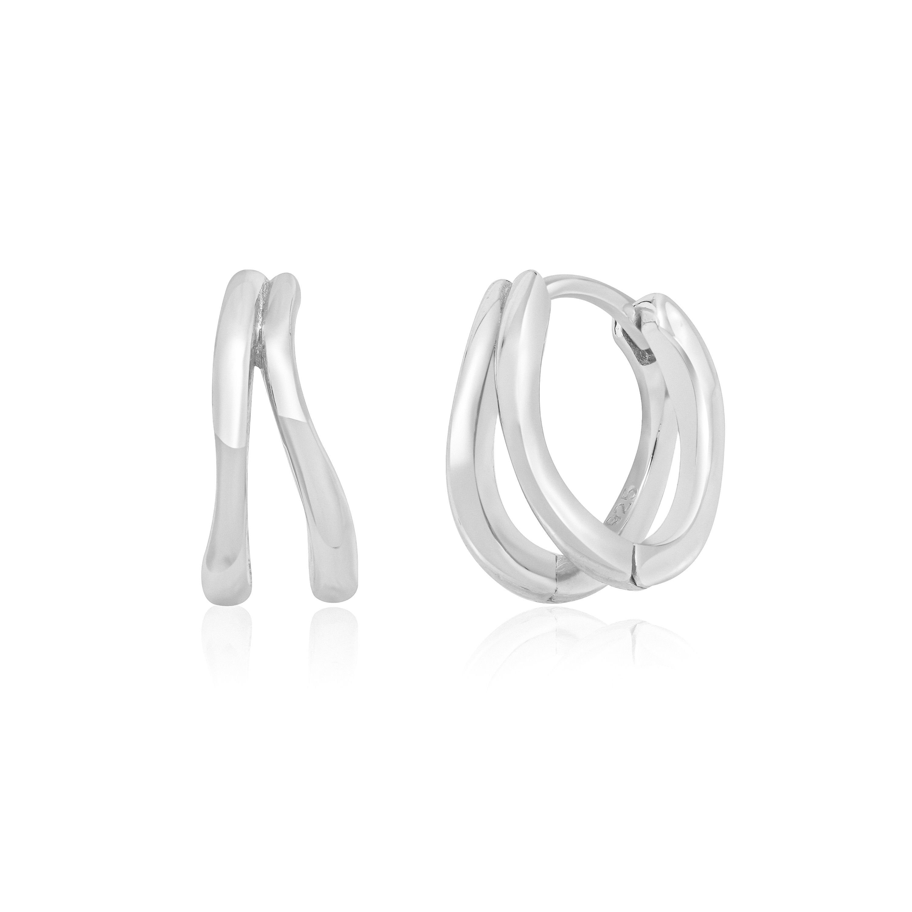 Brandlinger Paar Creolen Ohrringe Salzburg, doppelte günstig online kaufen