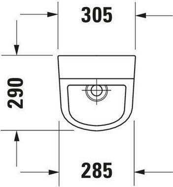 Duravit WC-Komplettset Duravit Urinal Duravit No 1 305x290mm Zu