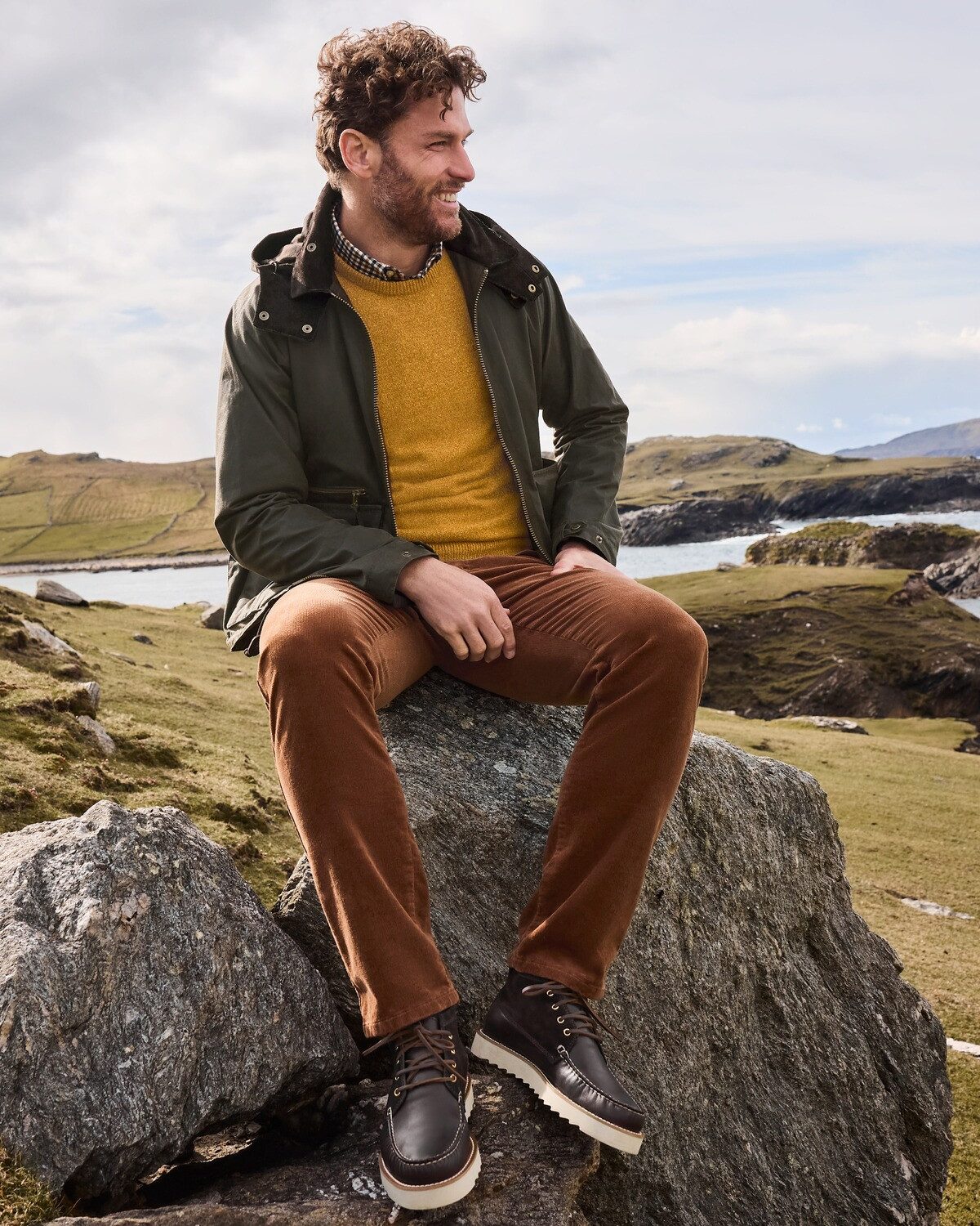 Barbour Allwetterjacke Wachsjacke Bardon Spey Tartan