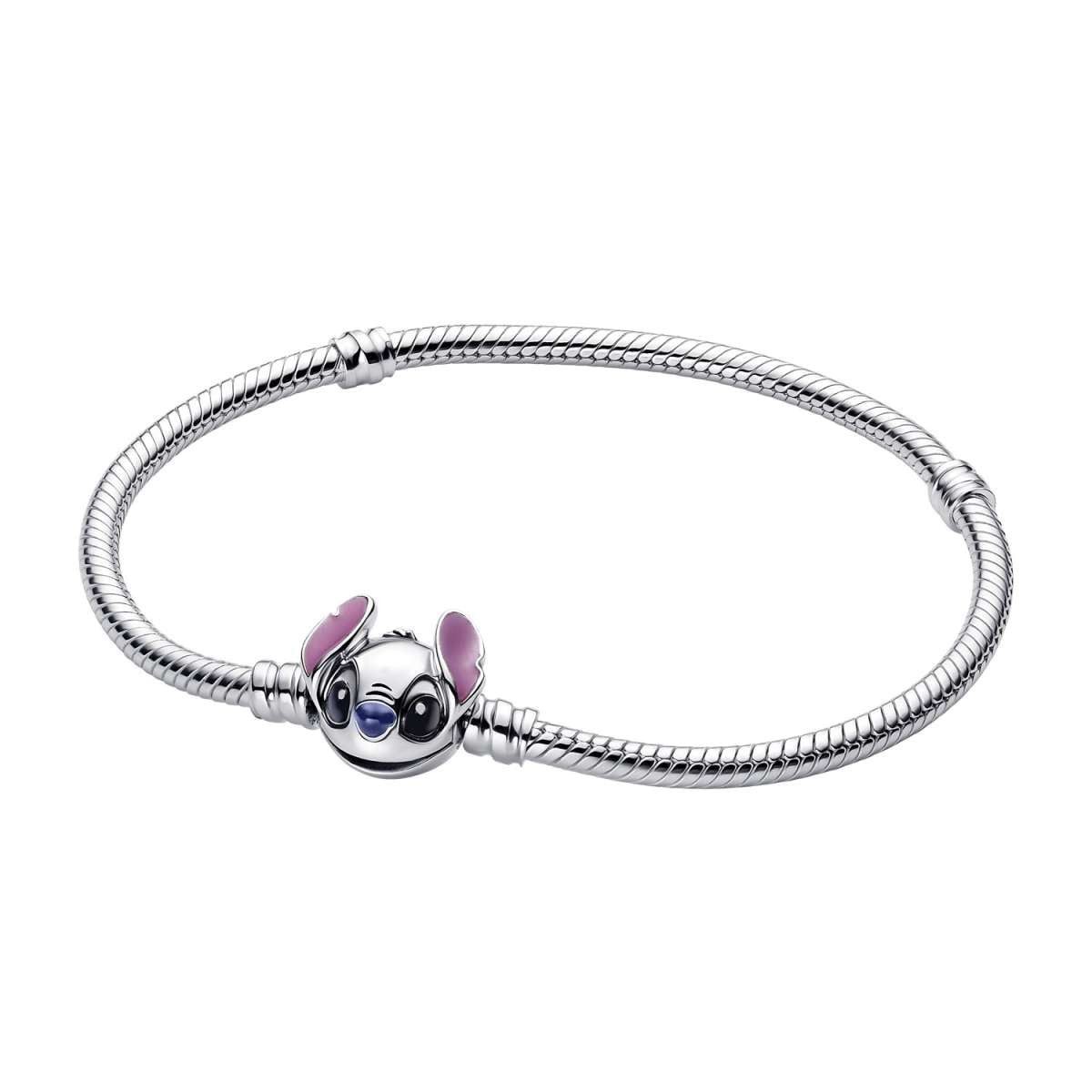 Pandora Silberarmband 593738C01, Damenarmband Silber Disney Stitch