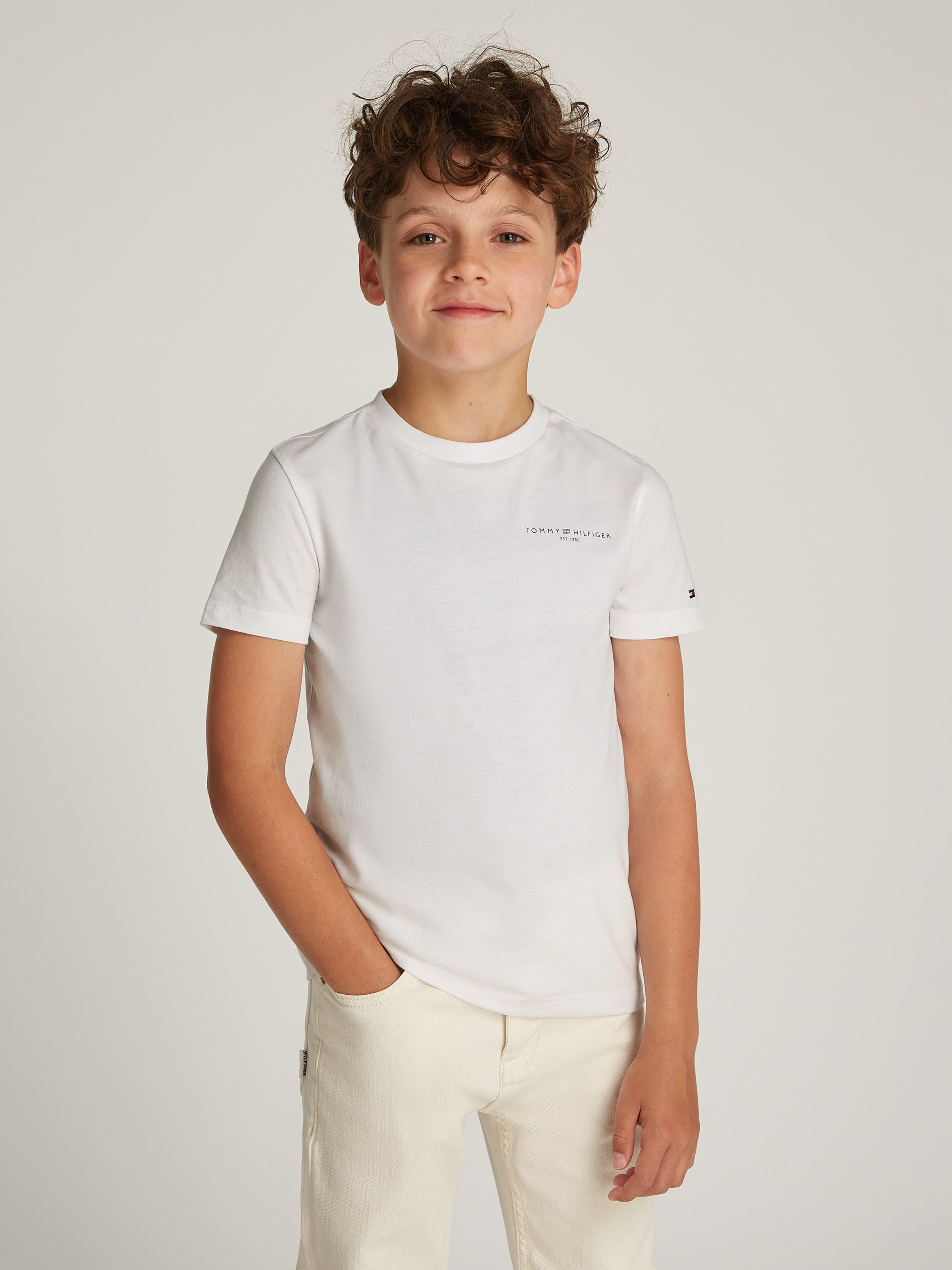 Tommy Hilfiger T-Shirt MINI CORP T-SHIRT in Unifarbe