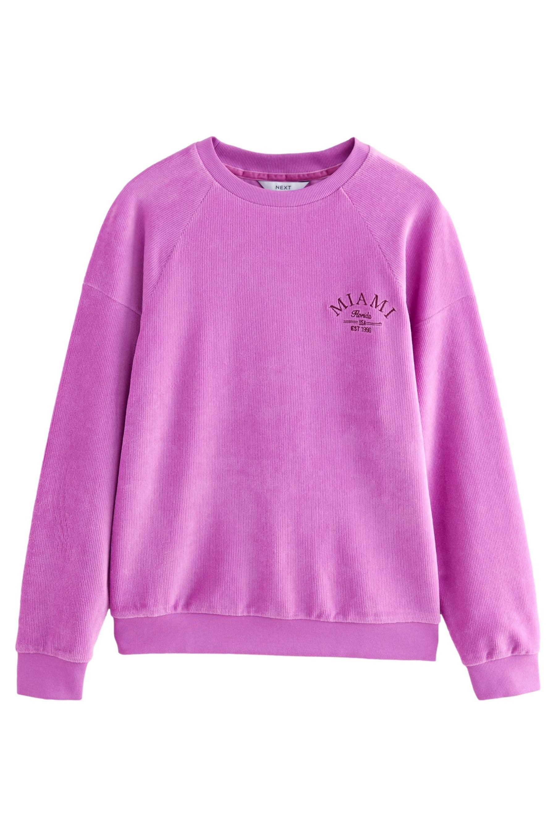 Next Sweater Weiches Grafik-Sweatshirt aus Micro-Cord günstig online kaufen