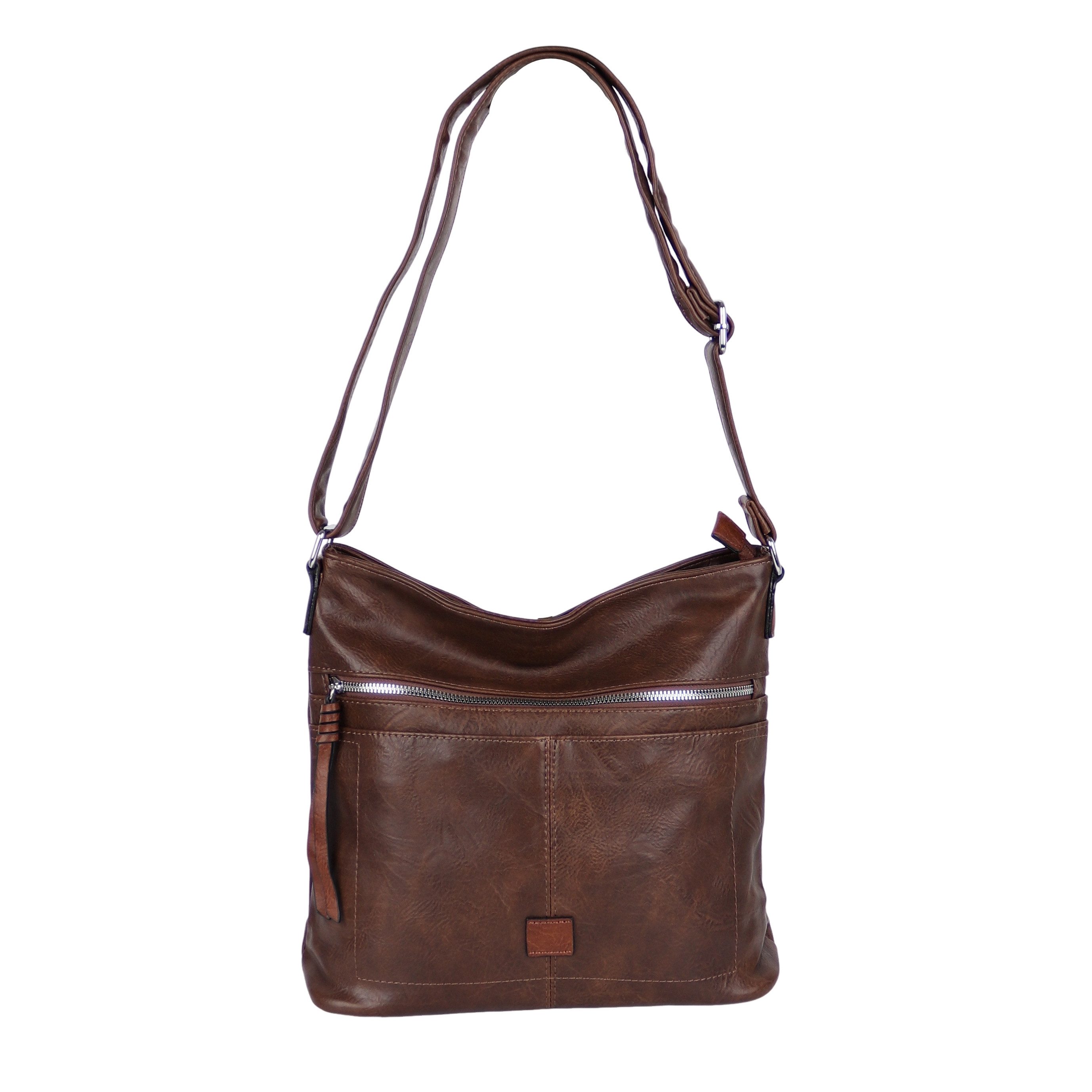 MIRROSI Schultertasche Damen Crossbody Bag, 29x29x10cm Mittelgroß (verstellbaren Schulterriemen), Mittelgroße Tasche, Umhängetasche für jeden Anlass