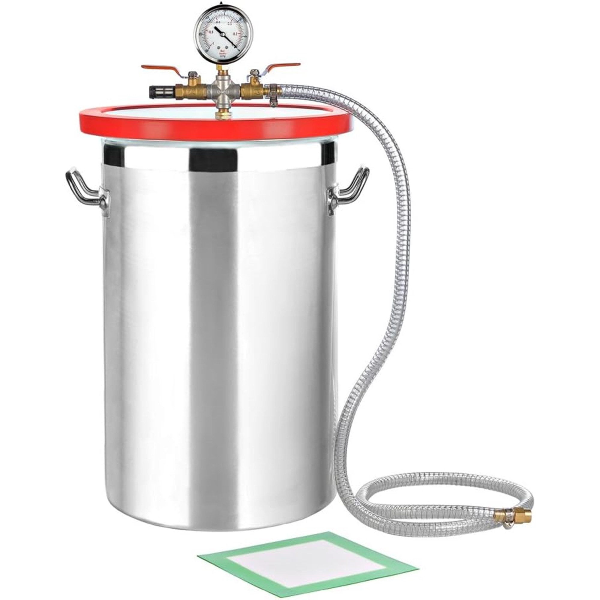 Vakuumbehälter Vakuum Kammer Entgasungskammer 280x450mm 27,7L Harzfalle Chamber