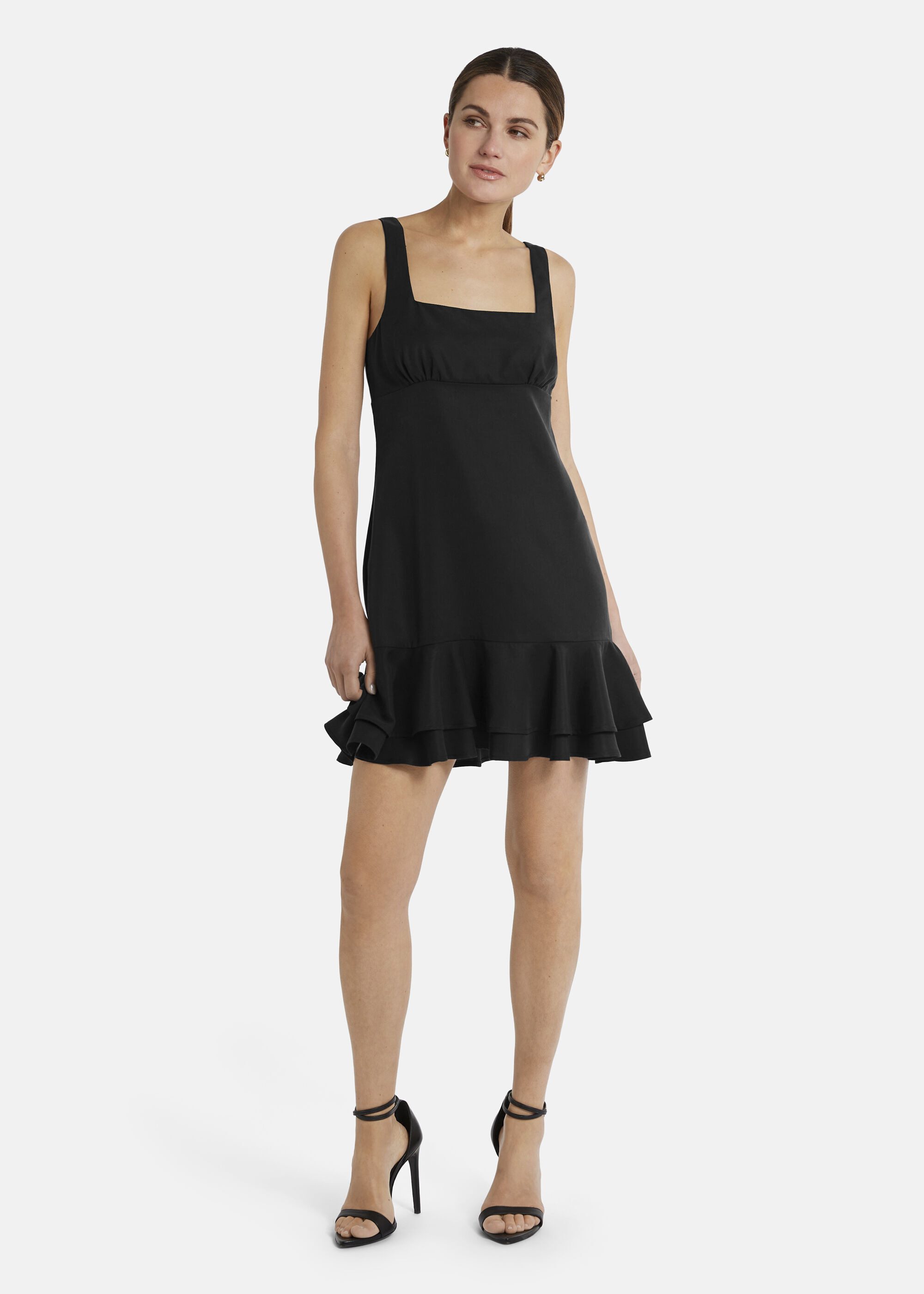 Nicowa Cocktailkleid LONIWA (1-tlg) weichem Tencel-Twill